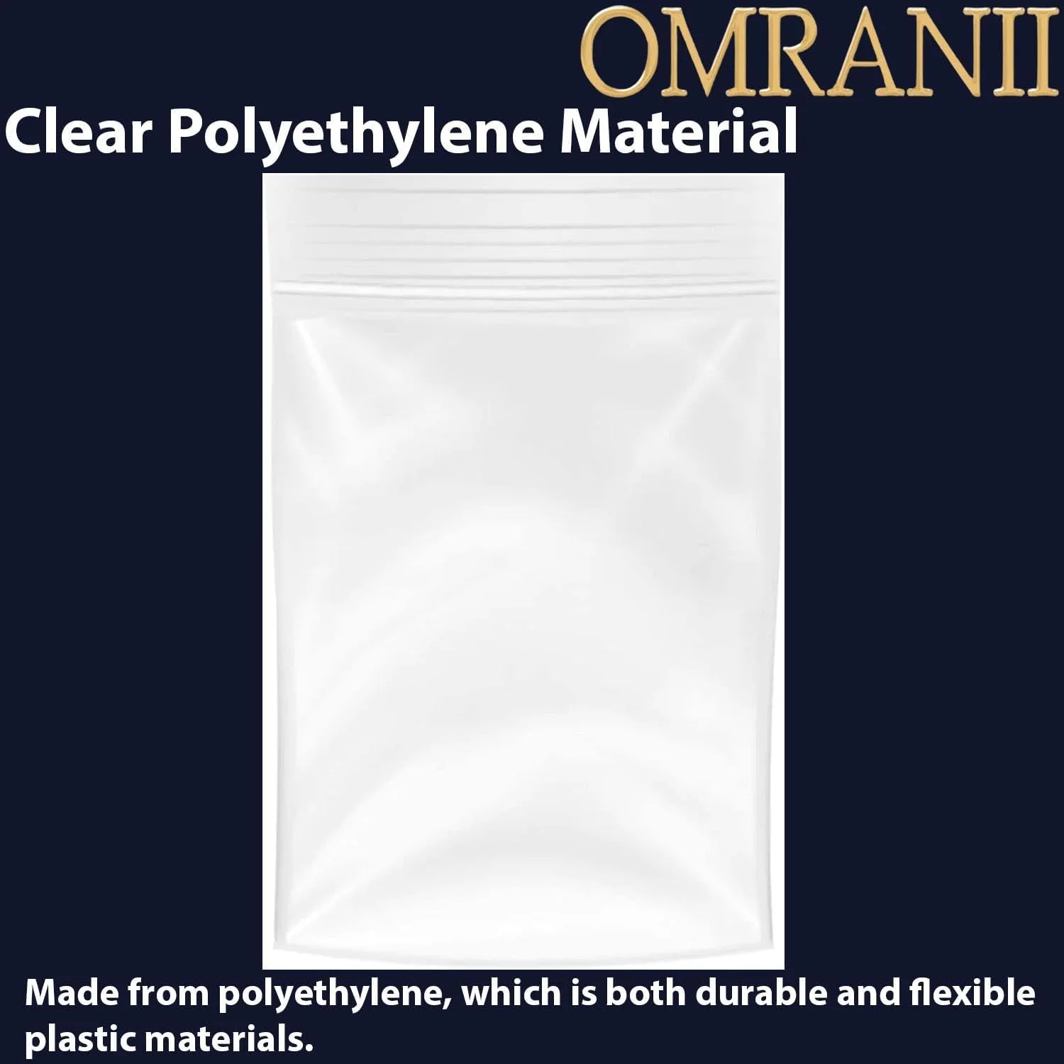 کیسه های پلی اتیلن زیپ دار قابل بستن مجدد عمران ایی 8x10 (100 عدد) - پلاستیک شفاف 2 میل با زیپ قفل دار قابل مهر و موم مجدد | کیسه های پلی اتیلن بادوام | قفل زیپ دار قابل بستن مجدد برای مسافرت، نگهداری، بسته بندی و حمل و نقل کیسه های پلی اتیلن زیپ دار قابل بستن مجدد عمران ایی 8x10 (100 عدد) - پلاستیک شفاف 2 میل با زیپ قفل دار قابل مهر و موم مجدد | کیسه های پلی اتیلن بادوام | قفل زیپ دار قابل بستن مجدد برای مسافرت، نگهداری، بسته بندی و حمل و نقل