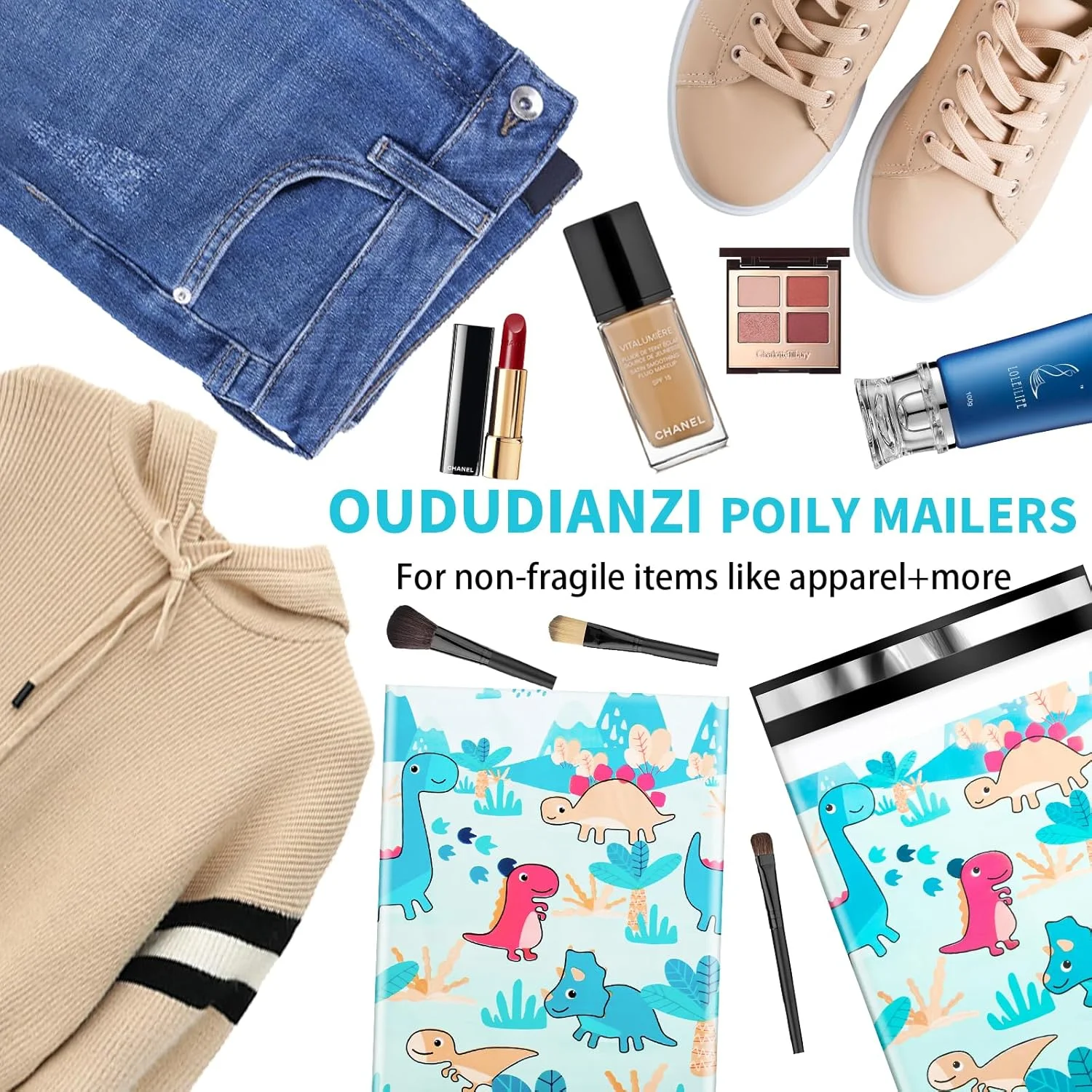 پاکت پستی پلی اتیلن Oududianzi سایز 10x13، 100 عددی، کیسه های پستی پلاستیکی، پاکت های پستی، بسته بندی برای کسب و کارهای کوچک آنلاین و آفلاین - طرح دایناسور پاکت پستی پلی اتیلن Oududianzi سایز 10x13، 100 عددی، کیسه های پستی پلاستیکی، پاکت های پستی، بسته بندی برای کسب و کارهای کوچک آنلاین و آفلاین - طرح دایناسور