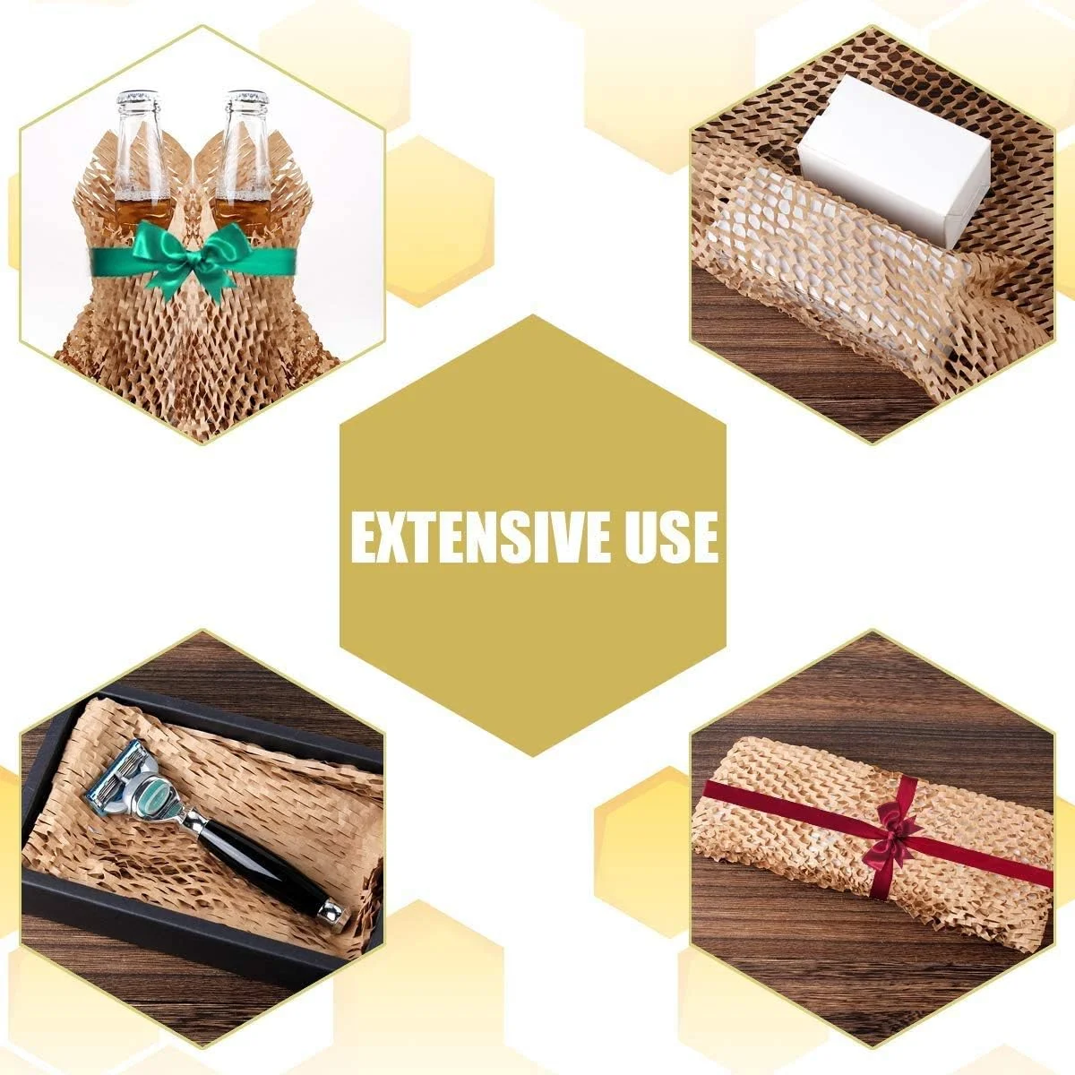 رول کاغذ بسته بندی لانه زنبوری اکو برای جابجایی اشیاء شکستنی، 30 سانتی متر، رول 10 متری، جایگزین کاغذ بسته بندی بازیافتی برای بسته بندی حبابدار برای حمل و نقل رول کاغذ بسته بندی لانه زنبوری اکو برای جابجایی اشیاء شکستنی، 30 سانتی متر، رول 10 متری، جایگزین کاغذ بسته بندی بازیافتی برای بسته بندی حبابدار برای حمل و نقل