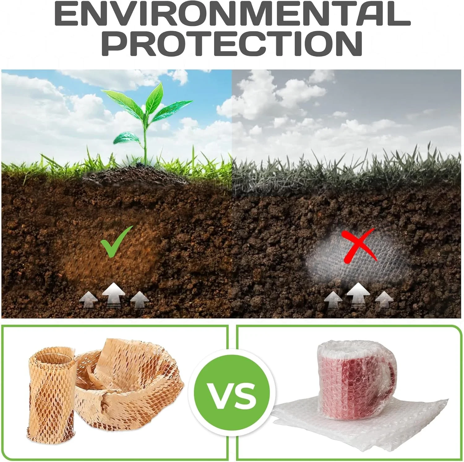 هگزسل پک هگزسل رپ مینی - کاغذ بسته بندی لانه زنبوری، سازگار با محیط زیست، کاغذ حبابدار پایدار برای حمل و نقل و جابجایی، مواد بسته بندی بالشتکی در جعبه خودکار پخش کننده آسان - طبیعی، 12 اینچ × 750 فوت هگزسل پک هگزسل رپ مینی - کاغذ بسته بندی لانه زنبوری، سازگار با محیط زیست، کاغذ حبابدار پایدار برای حمل و نقل و جابجایی، مواد بسته بندی بالشتکی در جعبه خودکار پخش کننده آسان - طبیعی، 12 اینچ × 750 فوت