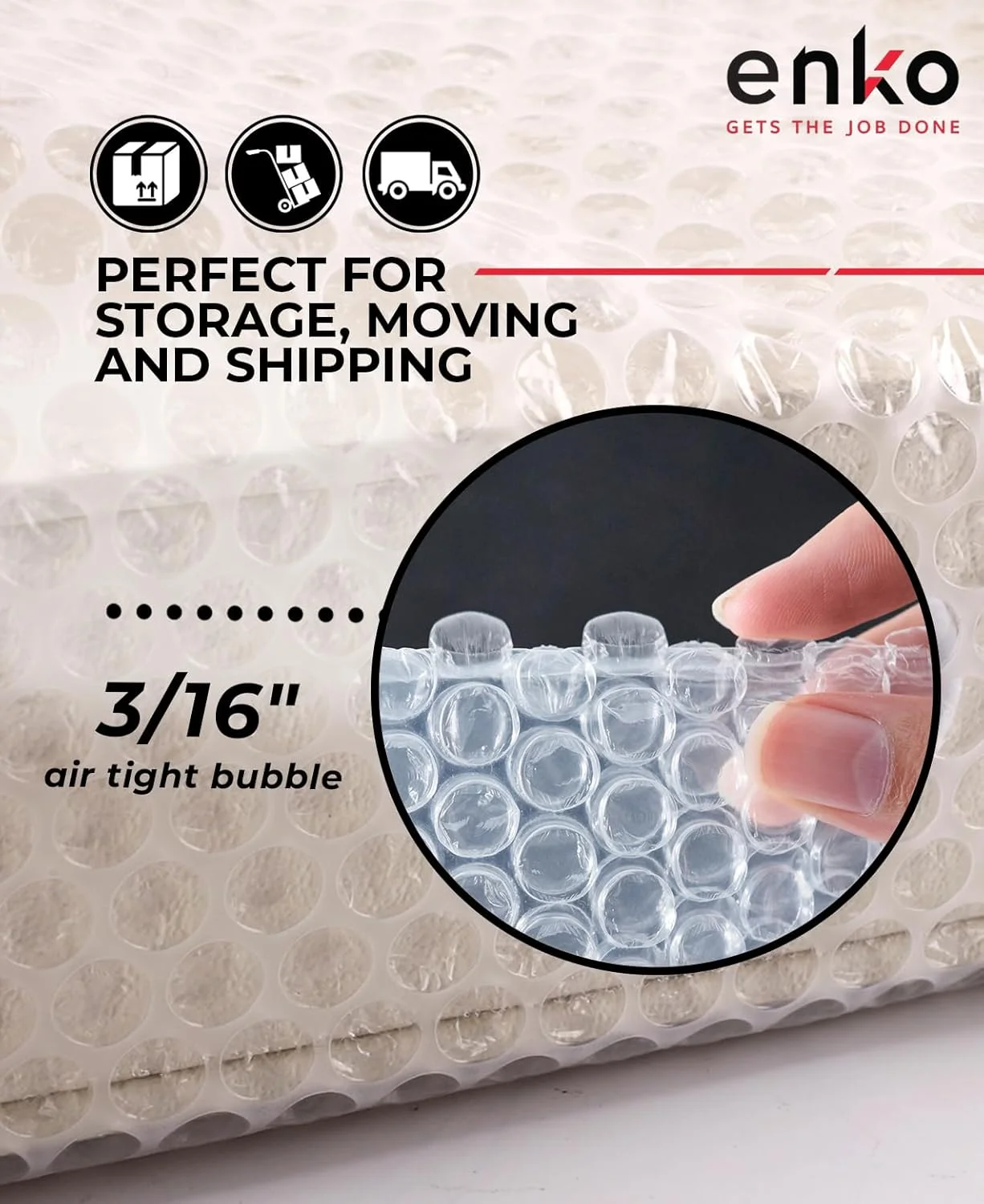 محصولات enKo (یک بسته) رول بسته بندی حبابدار 12 اینچ در 72 فوت، دارای پرفراژ در هر 12 اینچ به همراه 20 عدد برچسب شکننده برای اسباب کشی، حمل و نقل، بسته بندی جعبه ها و لوازم محصولات enKo (یک بسته) رول بسته بندی حبابدار 12 اینچ در 72 فوت، دارای پرفراژ در هر 12 اینچ به همراه 20 عدد برچسب شکننده برای اسباب کشی، حمل و نقل، بسته بندی جعبه ها و لوازم