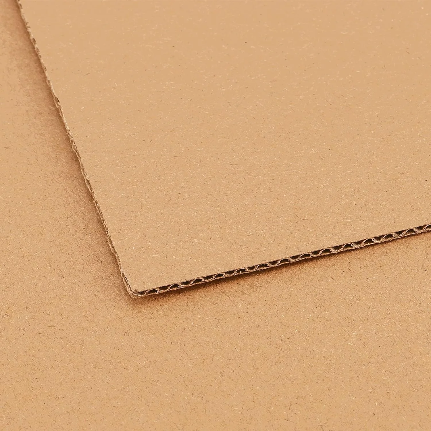 ورق مقوایی راه راه HEIHAK بسته 50 عددی، 28x43 سانتی متر، ضخامت 3 میلی متر، ورق بسته بندی مقوایی، پد های مقوایی تخت مستطیلی برای صنایع دستی، حمل و نقل، بسته بندی، ارسال پستی، جداکننده، قهوه ای