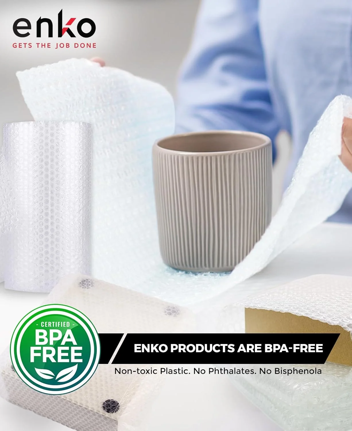 محصولات enKo (یک بسته) رول بسته بندی حبابدار 12 اینچ در 72 فوت، دارای پرفراژ در هر 12 اینچ به همراه 20 عدد برچسب شکننده برای اسباب کشی، حمل و نقل، بسته بندی جعبه ها و لوازم محصولات enKo (یک بسته) رول بسته بندی حبابدار 12 اینچ در 72 فوت، دارای پرفراژ در هر 12 اینچ به همراه 20 عدد برچسب شکننده برای اسباب کشی، حمل و نقل، بسته بندی جعبه ها و لوازم