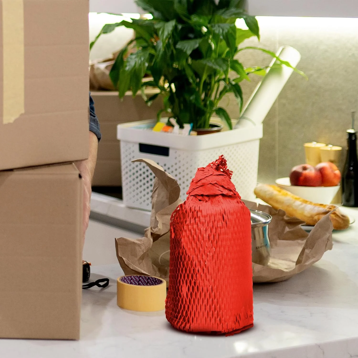 کاغذ بسته بندی لانه زنبوری قرمز APQ برای جابجایی اشیاء شکستنی، 38 سانتی متر × 30 متر. لوازم حمل و نقل شکننده. مواد بسته بندی سوراخ دار برای اقلام شکننده. بسته بندی کاغذ متحرک. بسته بندی سازگار با محیط زیست کاغذ بسته بندی لانه زنبوری قرمز APQ برای جابجایی اشیاء شکستنی، 38 سانتی متر × 30 متر. لوازم حمل و نقل شکننده. مواد بسته بندی سوراخ دار برای اقلام شکننده. بسته بندی کاغذ متحرک. بسته بندی سازگار با محیط زیست