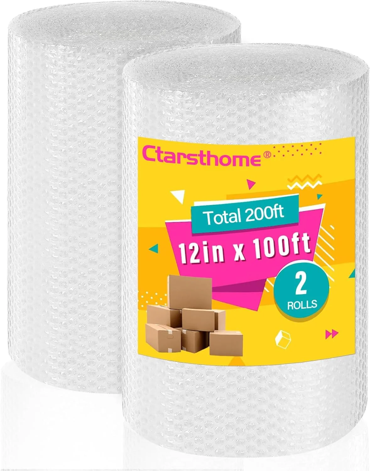 بسته 2 عددی - روکش حبابدار کوچک 12 اینچ در 200 فوت، محافظ حبابدار برای بسته بندی و ارسال، رول های نایلونی برای اسباب کشی و بسته بندی، دارای پرفراژ هر 12 اینچ بسته 2 عددی - روکش حبابدار کوچک 12 اینچ در 200 فوت، محافظ حبابدار برای بسته بندی و ارسال، رول های نایلونی برای اسباب کشی و بسته بندی، دارای پرفراژ هر 12 اینچ