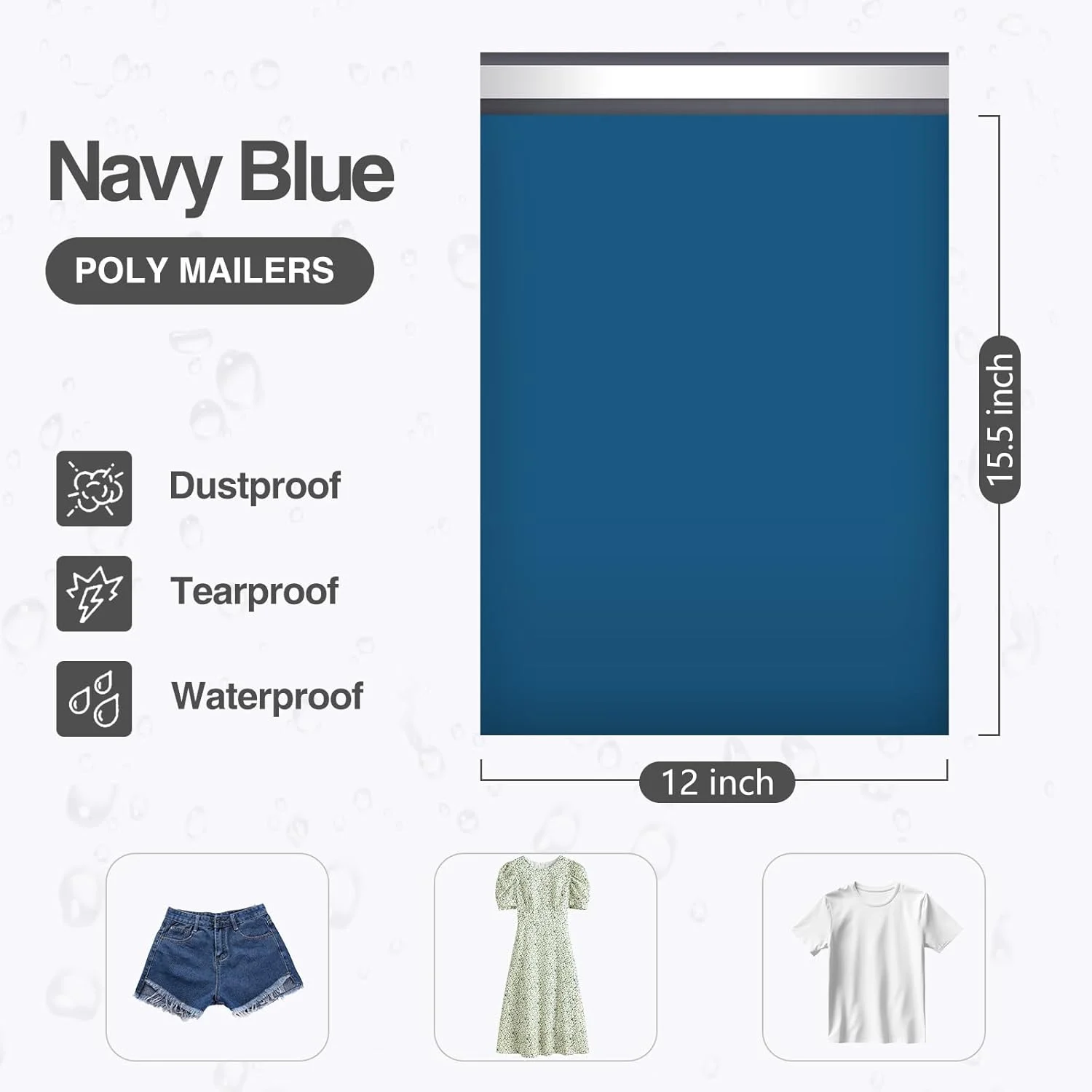 پاکت پستی پلی UCGOU سایز 12x15.5 اینچ، آبی نفتی، 100 عددی، کیسه های پستی متوسط شماره 5، پاکت های پستی ضخیم و محکم با چسب خود چسب، ضد آب و ضد پارگی، بسته بندی پستی بوتیک برای لباس پاکت پستی پلی UCGOU سایز 12x15.5 اینچ، آبی نفتی، 100 عددی، کیسه های پستی متوسط شماره 5، پاکت های پستی ضخیم و محکم با چسب خود چسب، ضد آب و ضد پارگی، بسته بندی پستی بوتیک برای لباس