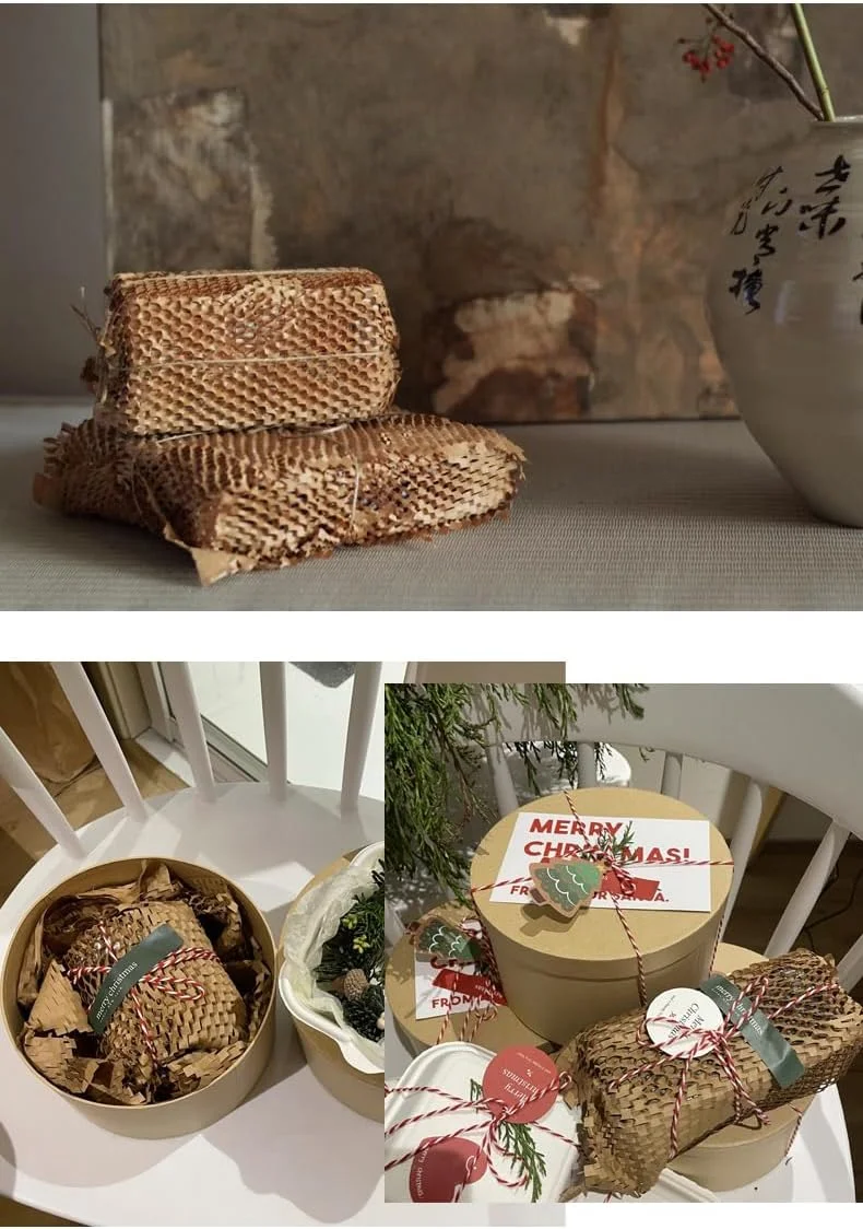 کاغذ بسته بندی لانه زنبوری سازگار با محیط زیست، رول بسته بندی بالشتکی لانه زنبوری 20 اینچ در 820 فوت برای بسته بندی اسباب کشی، حمل و نقل و هدیه، کاغذ لانه زنبوری قابل بازیافت، لوازم اسباب کشی، کاغذ حبابدار، رول محافظ بسته بندی کاغذ بسته بندی لانه زنبوری سازگار با محیط زیست، رول بسته بندی بالشتکی لانه زنبوری 20 اینچ در 820 فوت برای بسته بندی اسباب کشی، حمل و نقل و هدیه، کاغذ لانه زنبوری قابل بازیافت، لوازم اسباب کشی، کاغذ حبابدار، رول محافظ بسته بندی