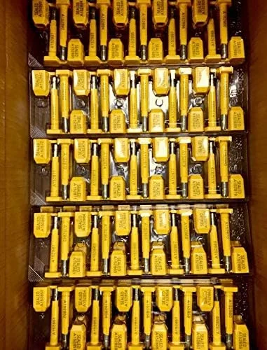 مهر و موم های پیچ و مهره ای برند AVG Packaging Supplies - مهر و موم حمل و نقل با امنیت بالا با شماره گذاری پیشرونده چاپی - ضد دستکاری برای کامیون ها، تریلرها، کانتینرهای بار - دارای گواهینامه ISO و C-TPAT (50 عدد مهر و موم B)