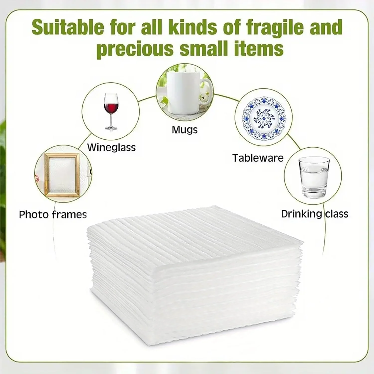 کوبنگا بسته 100 عددی کیسه و ورق فوم مبلمان، 40 × 30 سانتی متر، کیسه های بسته بندی فوم برای اسباب کشی، لوازم اسباب کشی برای بسته بندی و جعبه های حمل و نقل، کیسه های بسته بندی فوم مبلمان برای محافظت از فنجان ها