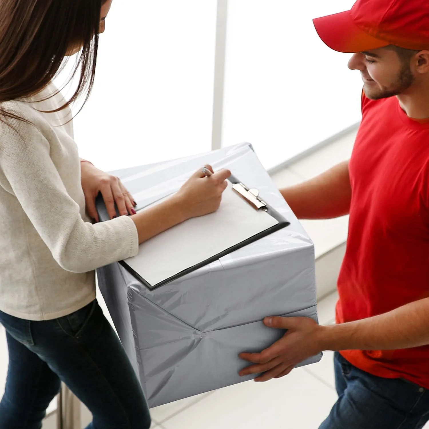 کیسه پستی پلی اتیلن کوزیمود 19x24 سفید، 50 عدد، بسته بندی برای کسب و کارهای کوچک، کیسه های بسته بندی ضد آب، پاکت های پستی خود چسب، کیسه های پستی برای لباس، بوتیک، لوازم حمل و نقل کیسه پستی پلی اتیلن کوزیمود 19x24 سفید، 50 عدد، بسته بندی برای کسب و کارهای کوچک، کیسه های بسته بندی ضد آب، پاکت های پستی خود چسب، کیسه های پستی برای لباس، بوتیک، لوازم حمل و نقل