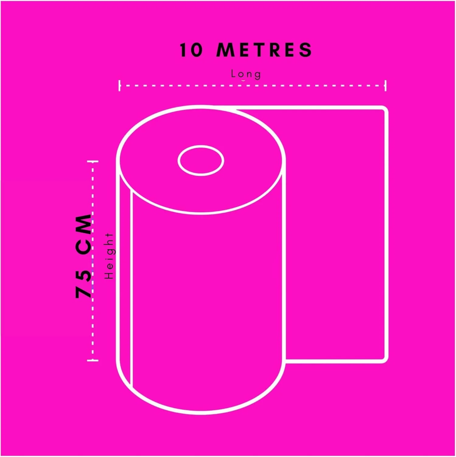 رول پلاستیک حبابدار صورتی روشن الفخامه [75 سانتی متر × 10 متر / 30 اینچ × 320 فوت]، روکش بسته بندی، ضد الکتریسیته ساکن، با چگالی بالا، بادوام و مقاوم در برابر رطوبت برای بسته بندی، حمل و نقل و جابجایی - 1 رول صورتی