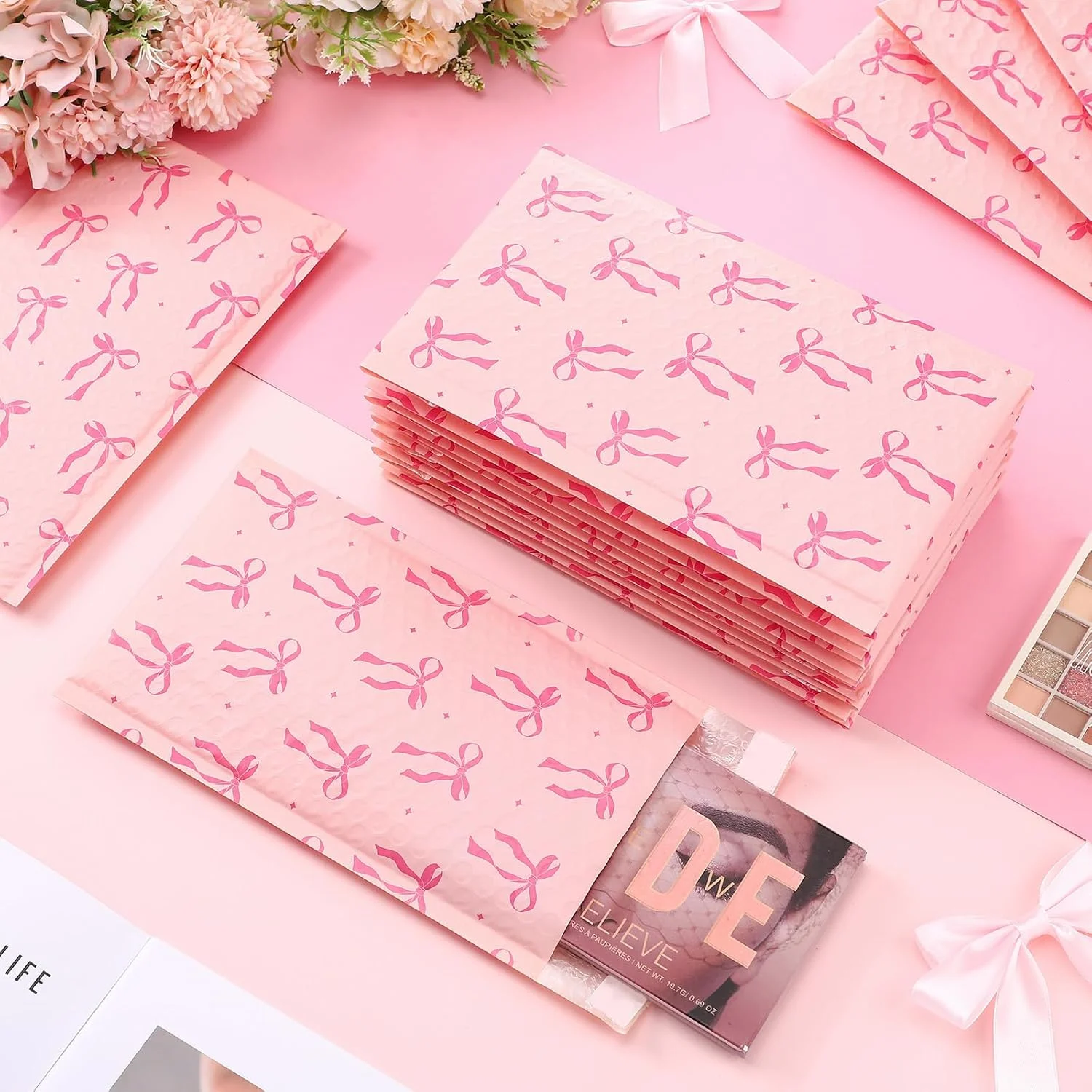 بسته 100 عددی پاکت های پستی حبابدار پاپیونی صورتی 15x25 سانتی متر، پاکت های حبابدار صورتی چسب دار، پاکت های بالشتکی ضد آب زیبا برای بسته بندی، حمل و نقل، ارسال پستی، لوازم بوتیک بسته 100 عددی پاکت های پستی حبابدار پاپیونی صورتی 15x25 سانتی متر، پاکت های حبابدار صورتی چسب دار، پاکت های بالشتکی ضد آب زیبا برای بسته بندی، حمل و نقل، ارسال پستی، لوازم بوتیک