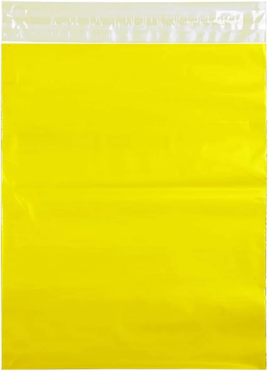 100 عدد کیسه پستی ضد آب 20x35 سانتی‌متری، پاکت‌های پستی پلی‌اتیلنی، پاکت‌های پستی خودچسب با چسب قوی، کیسه‌های بسته‌بندی پستی برای لوازم حمل و نقل کسب و کارهای کوچک