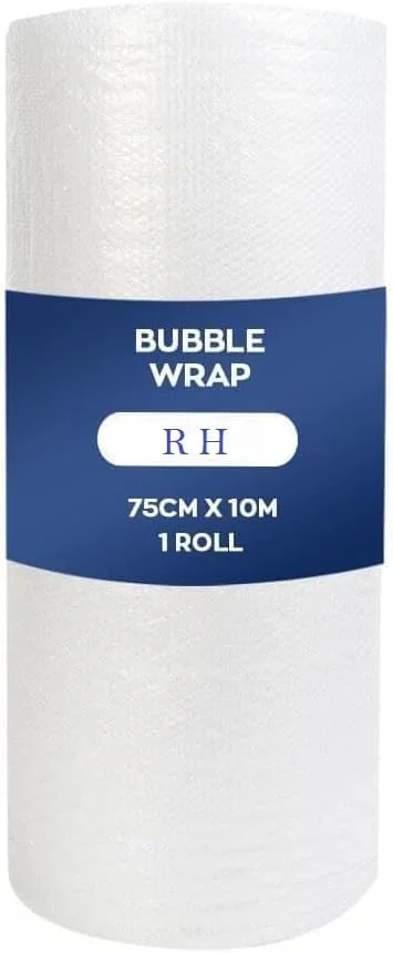 رول نایلون حبابدار آر اچ، 75 سانتی متر در 10 متر، محافظ حباب هوا برای بسته بندی، حمل و نقل، ارسال پستی، بسته بندی و لوازم اسباب کشی رول نایلون حبابدار آر اچ، 75 سانتی متر در 10 متر، محافظ حباب هوا برای بسته بندی، حمل و نقل، ارسال پستی، بسته بندی و لوازم اسباب کشی