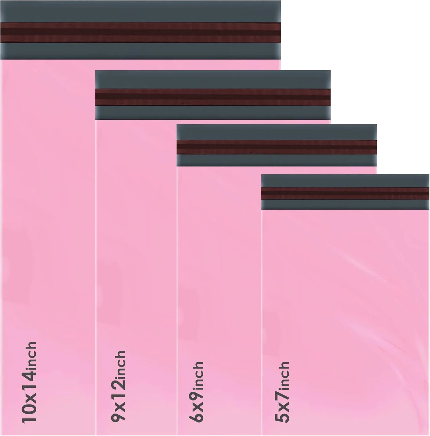 100 عدد پاکت پستی پلی اتیلن صورتی مخلوط در 4 سایز مختلف، 25 عدد از هر سایز، از خیلی کوچک تا بزرگ iSOUL، بسته بندی پستی، ارسال و پست بسته ها 100 عدد پاکت پستی پلی اتیلن صورتی مخلوط در 4 سایز مختلف، 25 عدد از هر سایز، از خیلی کوچک تا بزرگ iSOUL، بسته بندی پستی، ارسال و پست بسته ها