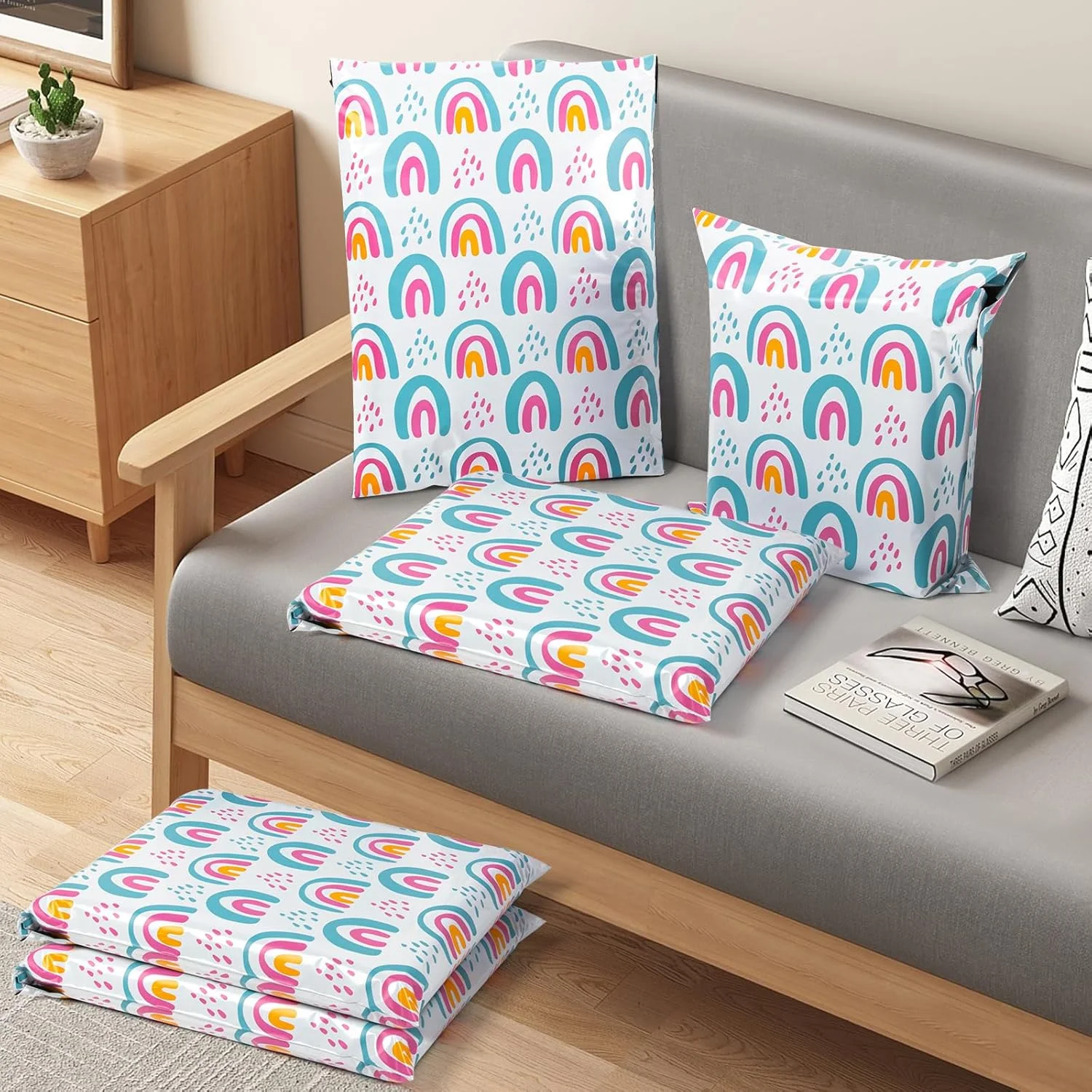 پاکت پستی پلی اتیلن عودودیانزی 10x13، بسته 50 عددی، کیسه های پستی خود چسب، کیسه های پلی اتیلن، کیسه های بسته بندی برای کسب و کارهای کوچک و لباس - رنگین کمانی پاکت پستی پلی اتیلن عودودیانزی 10x13، بسته 50 عددی، کیسه های پستی خود چسب، کیسه های پلی اتیلن، کیسه های بسته بندی برای کسب و کارهای کوچک و لباس - رنگین کمانی