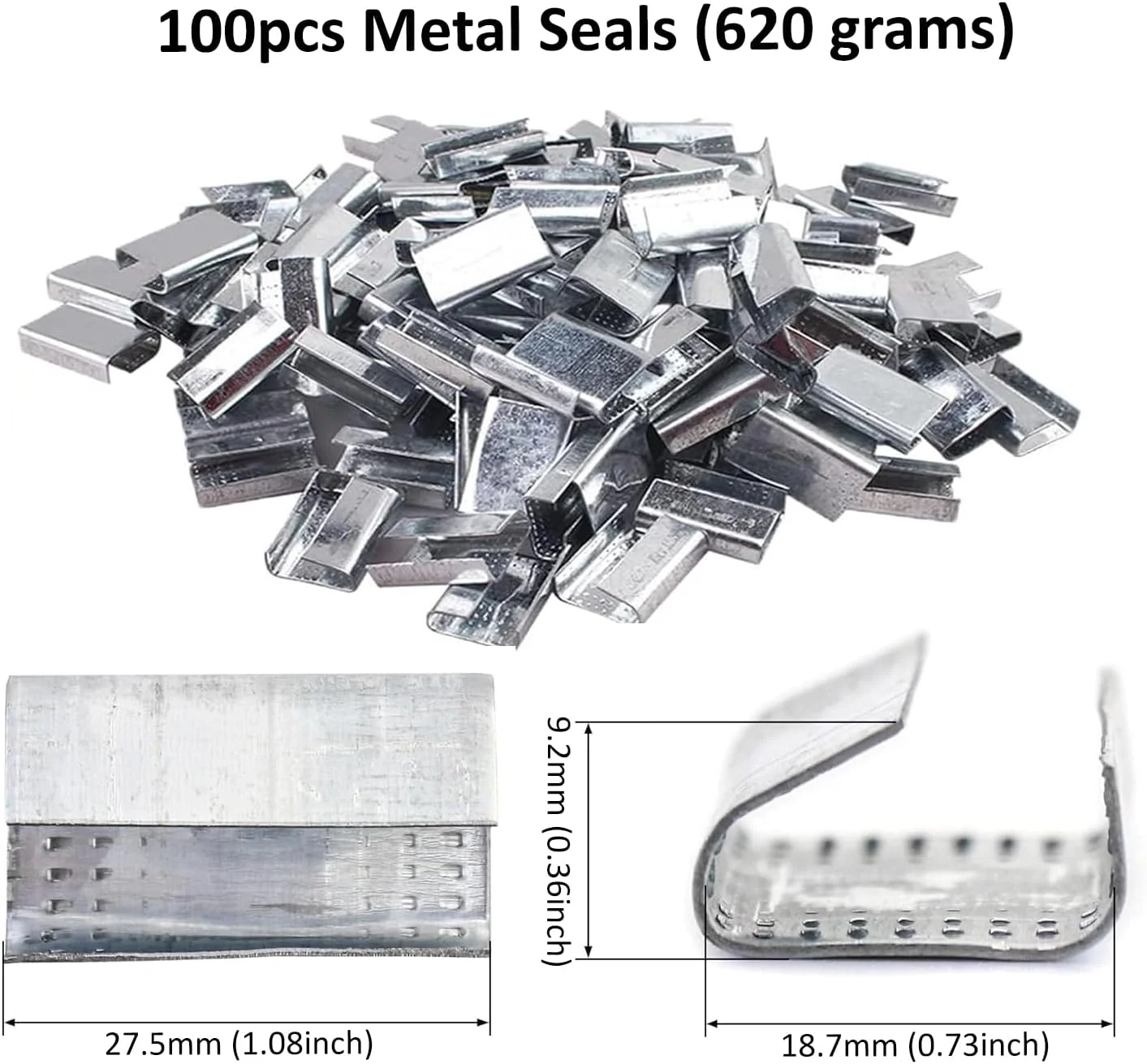 کیت تسمه کشی روبیک، 100 بست فلزی، 350 متر تسمه PET، تسمه کش و انبر بست برای بسته بندی پالت و لوازم حمل و نقل کیت تسمه کشی روبیک، 100 بست فلزی، 350 متر تسمه PET، تسمه کش و انبر بست برای بسته بندی پالت و لوازم حمل و نقل