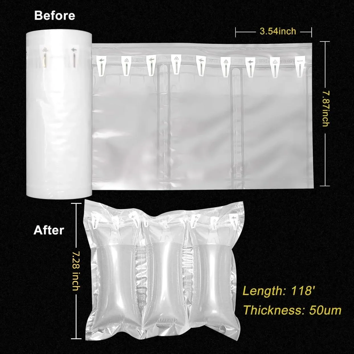 بالشتک های هوای هیجلین برای حمل و نقل با پمپ، بسته بندی کیسه های هوا، 400 عدد کیسه هوا، لوازم حمل و نقل بادی، مواد بسته بندی پرکننده جعبه برای اسباب کشی، پرکننده کیف دستی برای شکل دهی، 9x20 سانتی متر، 36 متر بالشتک های هوای هیجلین برای حمل و نقل با پمپ، بسته بندی کیسه های هوا، 400 عدد کیسه هوا، لوازم حمل و نقل بادی، مواد بسته بندی پرکننده جعبه برای اسباب کشی، پرکننده کیف دستی برای شکل دهی، 9x20 سانتی متر، 36 متر