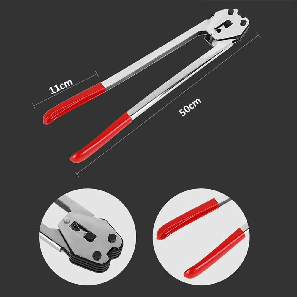 کیت تسمه کشی روبیک، 100 بست فلزی، 350 متر تسمه PET، تسمه کش و انبر بست برای بسته بندی پالت و لوازم حمل و نقل کیت تسمه کشی روبیک، 100 بست فلزی، 350 متر تسمه PET، تسمه کش و انبر بست برای بسته بندی پالت و لوازم حمل و نقل