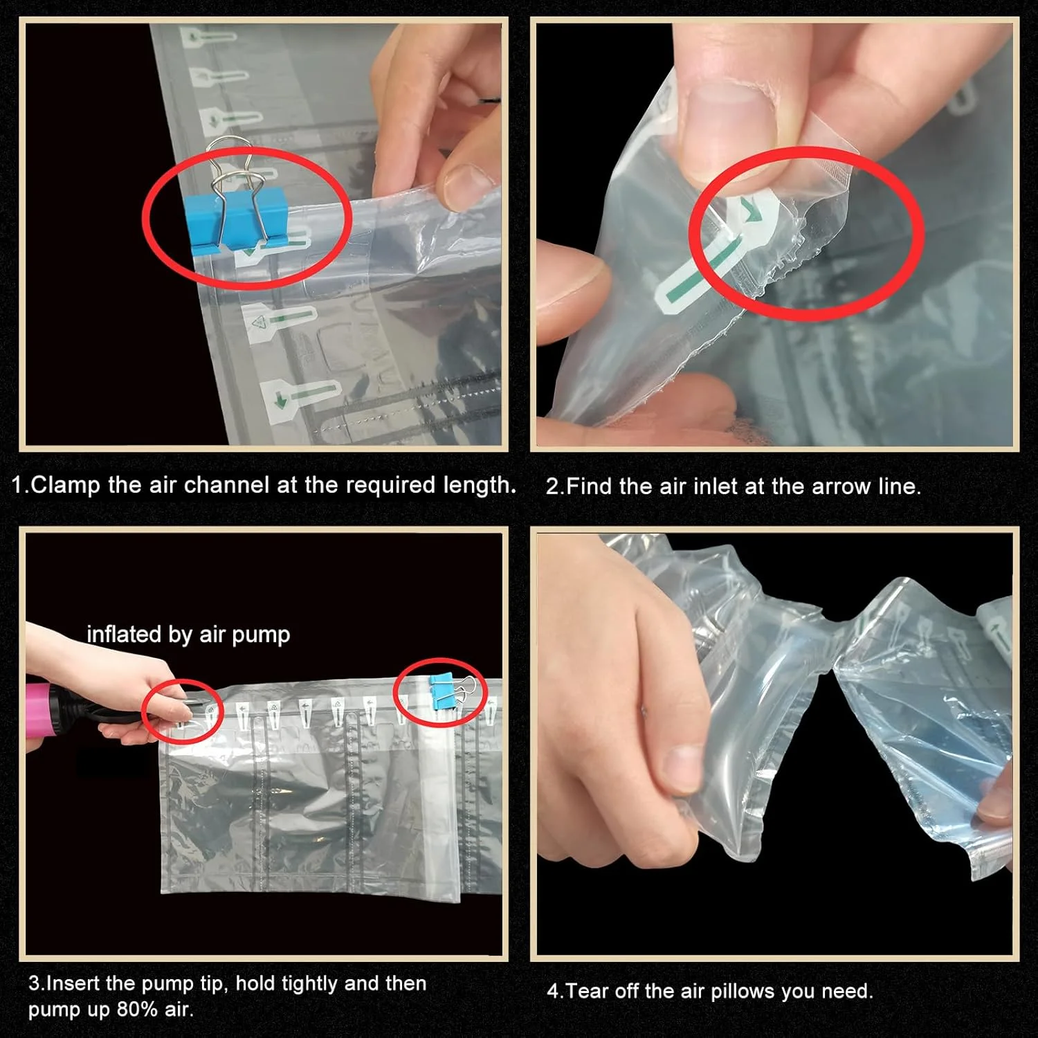 بالشتک های هوای هیجلین برای حمل و نقل با پمپ، بسته بندی کیسه های هوا، 400 عدد کیسه هوا، لوازم حمل و نقل بادی، مواد بسته بندی پرکننده جعبه برای اسباب کشی، پرکننده کیف دستی برای شکل دهی، 9x20 سانتی متر، 36 متر بالشتک های هوای هیجلین برای حمل و نقل با پمپ، بسته بندی کیسه های هوا، 400 عدد کیسه هوا، لوازم حمل و نقل بادی، مواد بسته بندی پرکننده جعبه برای اسباب کشی، پرکننده کیف دستی برای شکل دهی، 9x20 سانتی متر، 36 متر