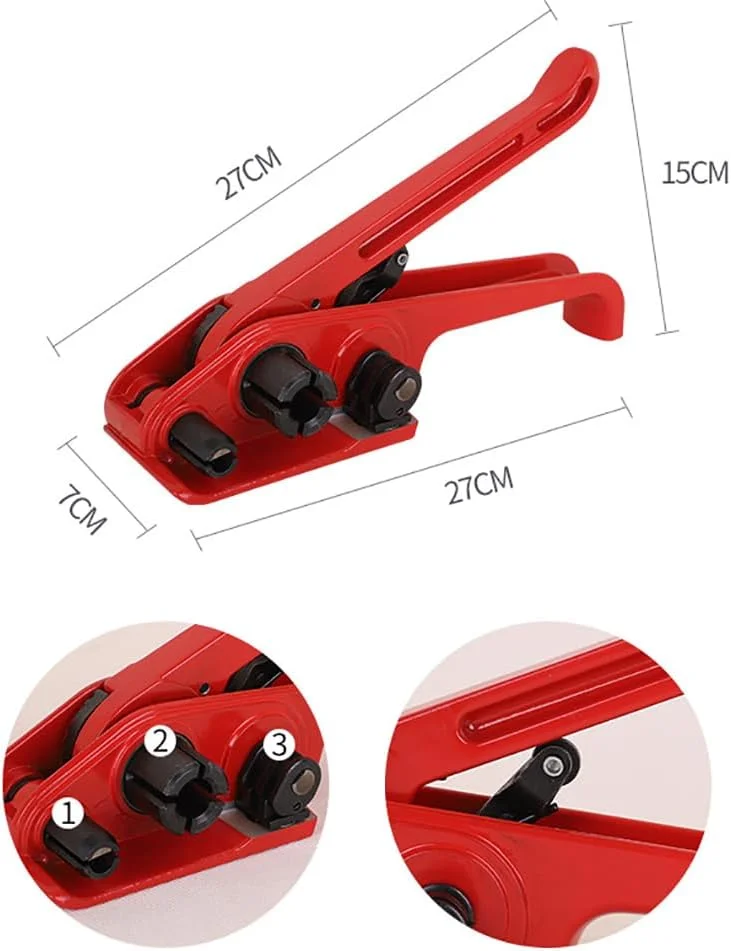 کیت تسمه کشی روبیک، 100 بست فلزی، 350 متر تسمه PET، تسمه کش و انبر بست برای بسته بندی پالت و لوازم حمل و نقل کیت تسمه کشی روبیک، 100 بست فلزی، 350 متر تسمه PET، تسمه کش و انبر بست برای بسته بندی پالت و لوازم حمل و نقل