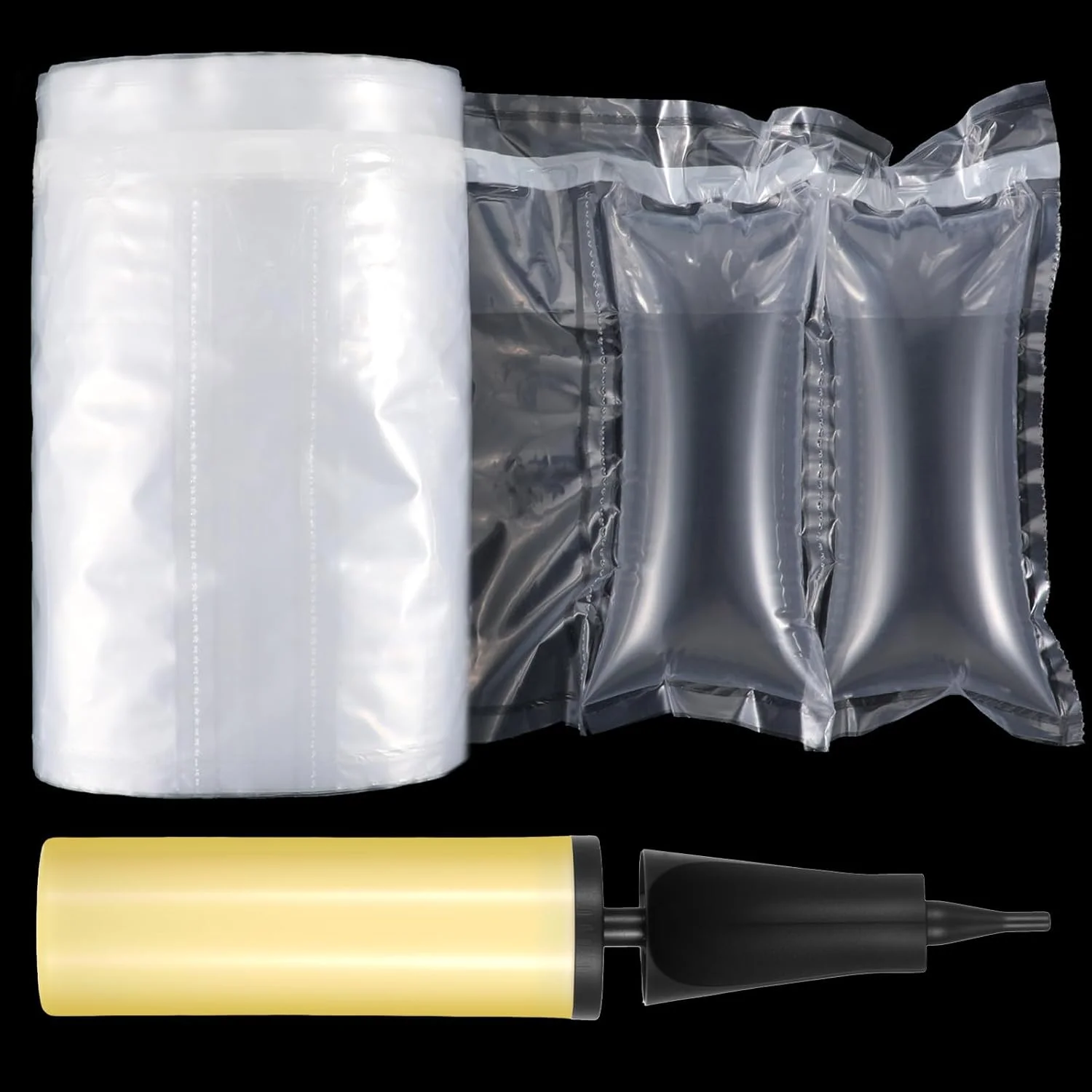 440 عدد بالش هوا برای حمل و نقل با پمپ دستی، کیسه های هوای بادی برای بسته بندی 4" x 8"، پر کردن جعبه، حفظ شکل، جایگزین بسته بندی برای پر کردن فضاهای خالی در بسته ها 440 عدد بالش هوا برای حمل و نقل با پمپ دستی، کیسه های هوای بادی برای بسته بندی 4" x 8"، پر کردن جعبه، حفظ شکل، جایگزین بسته بندی برای پر کردن فضاهای خالی در بسته ها