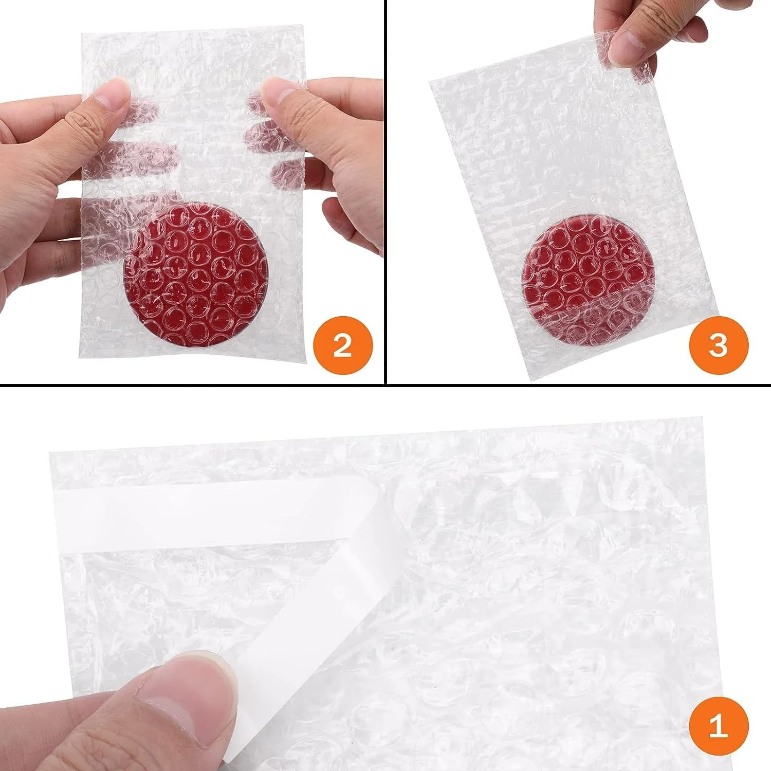 بسته 10 عددی کیسه های پلاستیک حباب دار GMQG، کیسه های حباب دار شفاف و قابل مهر و موم، بسته بندی پستی بالشتکی محافظ ضد ضربه برای حمل و نقل و نگهداری (15X22CM) بسته 10 عددی کیسه های پلاستیک حباب دار GMQG، کیسه های حباب دار شفاف و قابل مهر و موم، بسته بندی پستی بالشتکی محافظ ضد ضربه برای حمل و نقل و نگهداری (15X22CM)