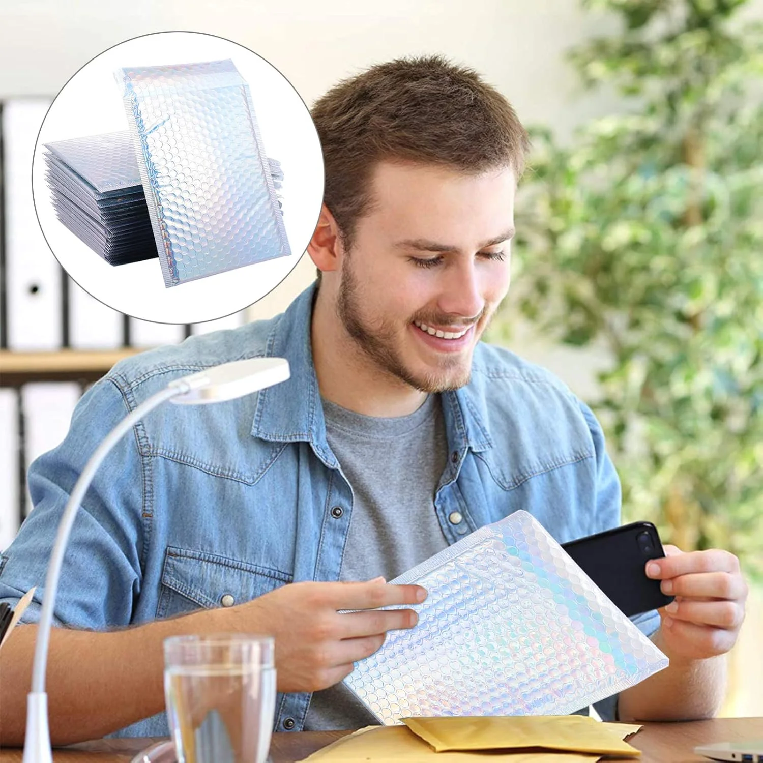 پاکت های حباب دار بالووه 25 عددی، پاکت های ضربه گیر برای ارسال اکسپرس، کیف های براق و اکلیلی برای بسته بندی و نگهداری در فروشگاه های خانگی پاکت های حباب دار بالووه 25 عددی، پاکت های ضربه گیر برای ارسال اکسپرس، کیف های براق و اکلیلی برای بسته بندی و نگهداری در فروشگاه های خانگی