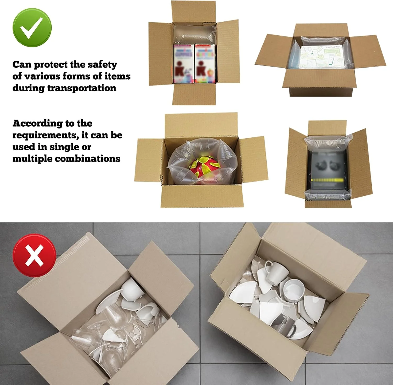 بالشتک های هوا KKONHII برای حمل و نقل، فیلم کوسن بسته بندی 25 متری/210 عددی با پمپ، کیسه های بسته بندی بادی هوا برای بسته بندی، پرکننده جعبه متحرک، جایگزین شکل کیف پول برای بادام زمینی بسته بندی، 12 * 20 سانتی متر بالشتک های هوا KKONHII برای حمل و نقل، فیلم کوسن بسته بندی 25 متری/210 عددی با پمپ، کیسه های بسته بندی بادی هوا برای بسته بندی، پرکننده جعبه متحرک، جایگزین شکل کیف پول برای بادام زمینی بسته بندی، 12 * 20 سانتی متر