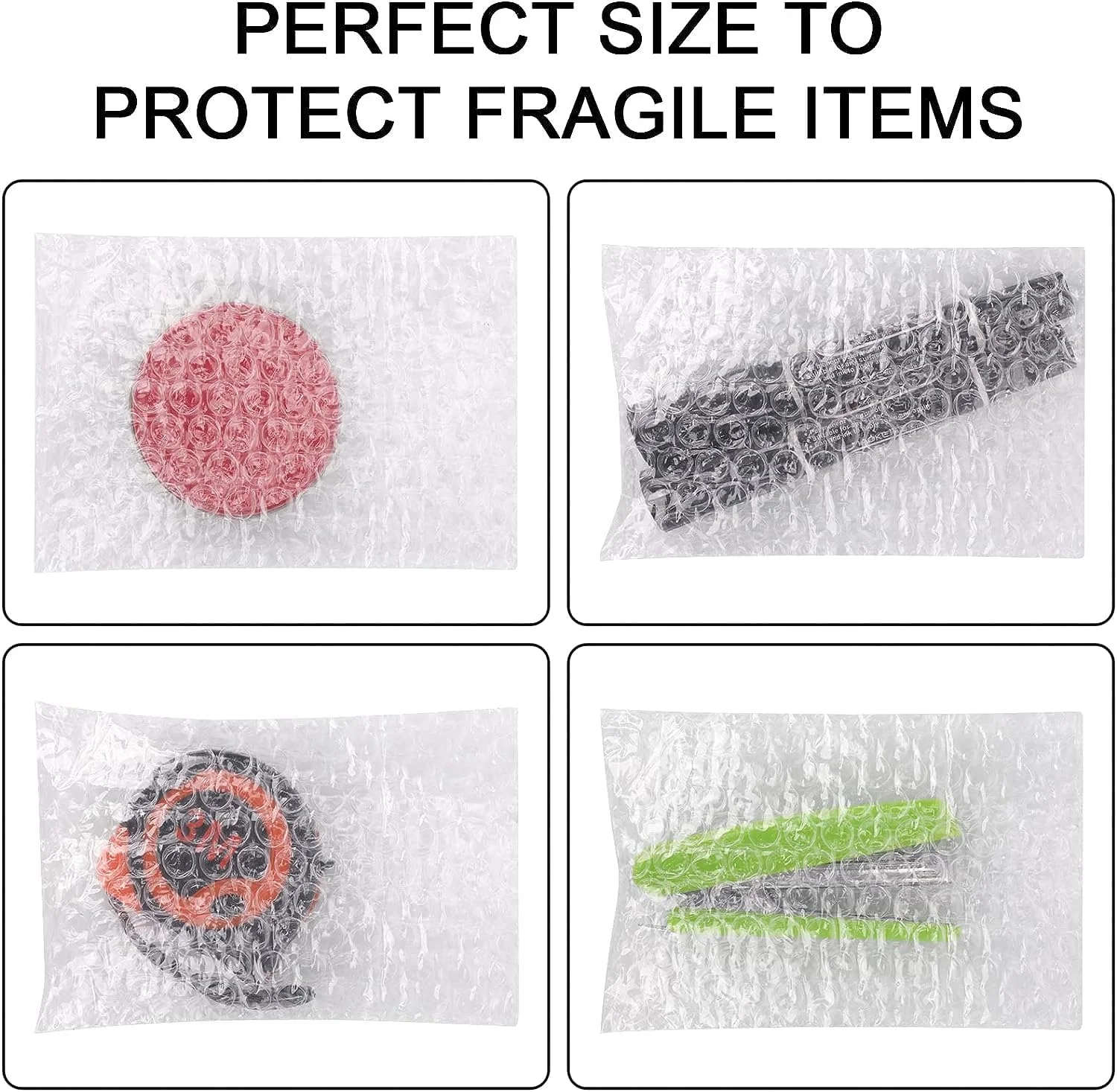 بسته 10 عددی کیسه های پلاستیک حباب دار GMQG، کیسه های حباب دار شفاف و قابل مهر و موم، بسته بندی پستی بالشتکی محافظ ضد ضربه برای حمل و نقل و نگهداری (15X22CM) بسته 10 عددی کیسه های پلاستیک حباب دار GMQG، کیسه های حباب دار شفاف و قابل مهر و موم، بسته بندی پستی بالشتکی محافظ ضد ضربه برای حمل و نقل و نگهداری (15X22CM)