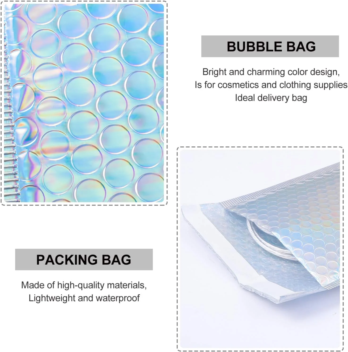 پاکت های حباب دار بالووه 25 عددی، پاکت های ضربه گیر برای ارسال اکسپرس، کیف های براق و اکلیلی برای بسته بندی و نگهداری در فروشگاه های خانگی پاکت های حباب دار بالووه 25 عددی، پاکت های ضربه گیر برای ارسال اکسپرس، کیف های براق و اکلیلی برای بسته بندی و نگهداری در فروشگاه های خانگی