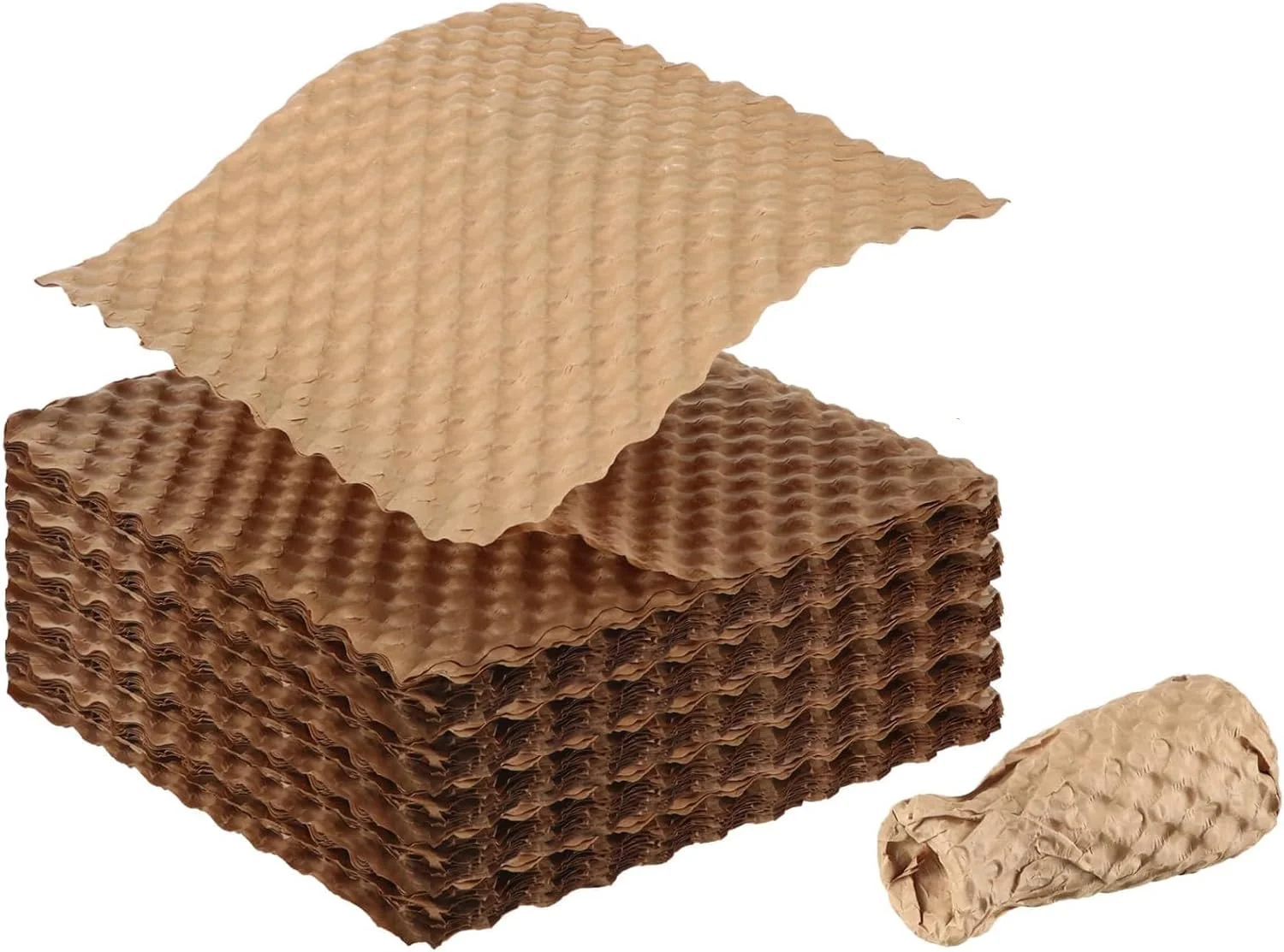 کاغذ حبابدار محافظ دفسدار 29 × 30 سانتی متر، 100 برگ جایگزین پایدار برای پلاستیک، بالشتک برای بسته بندی، لوازم جابجایی و حمل و نقل