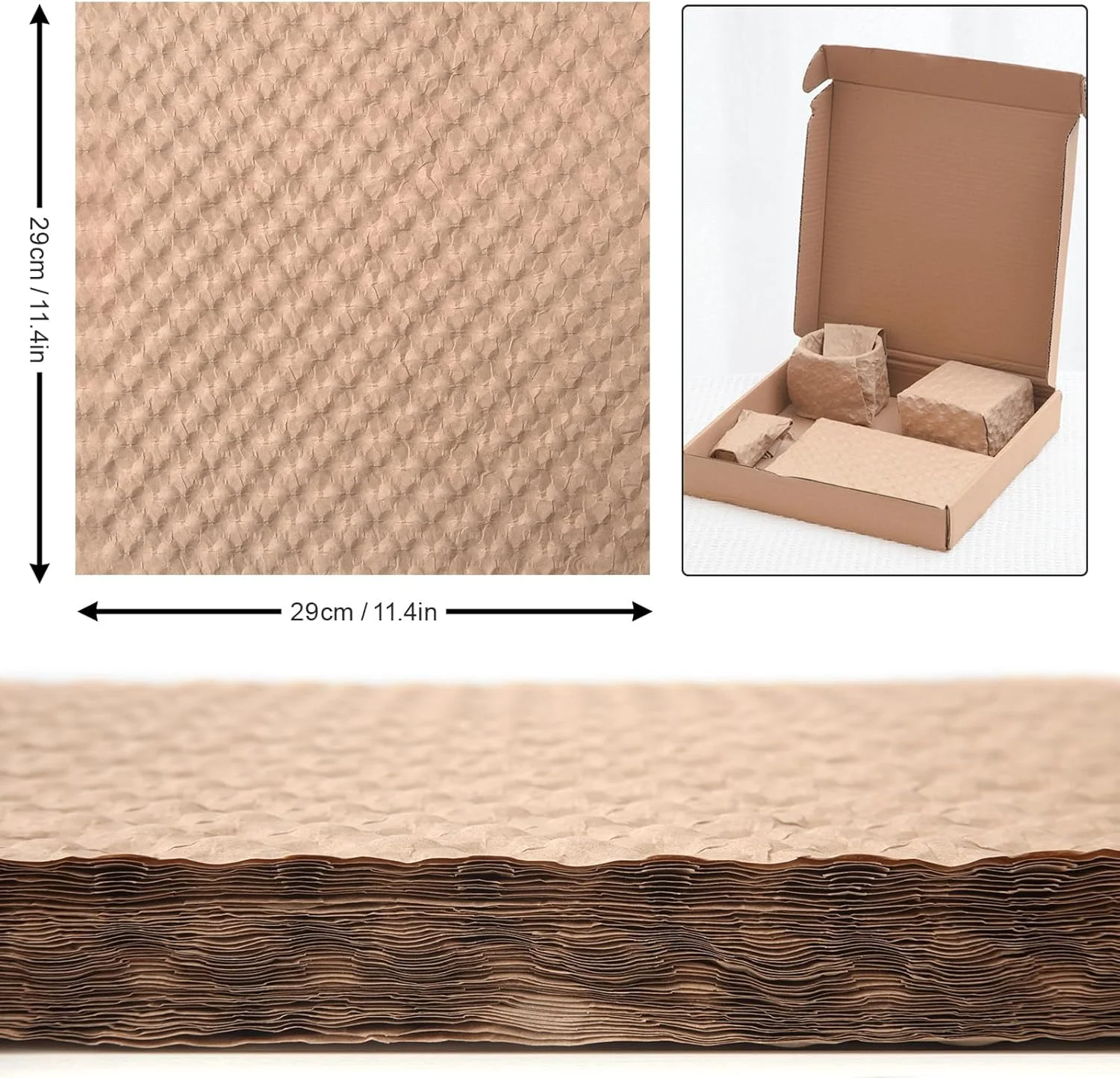 کاغذ حبابدار 50 عددی، کاغذ کرافت حبابدار 29 * 30 سانتی متر، کاغذ بسته بندی برای حمل و نقل، بسته بندی و جابجایی، لوازم حمل و نقل پایدار برای دسته بندی اقلام شکستنی کاغذ حبابدار 50 عددی، کاغذ کرافت حبابدار 29 * 30 سانتی متر، کاغذ بسته بندی برای حمل و نقل، بسته بندی و جابجایی، لوازم حمل و نقل پایدار برای دسته بندی اقلام شکستنی