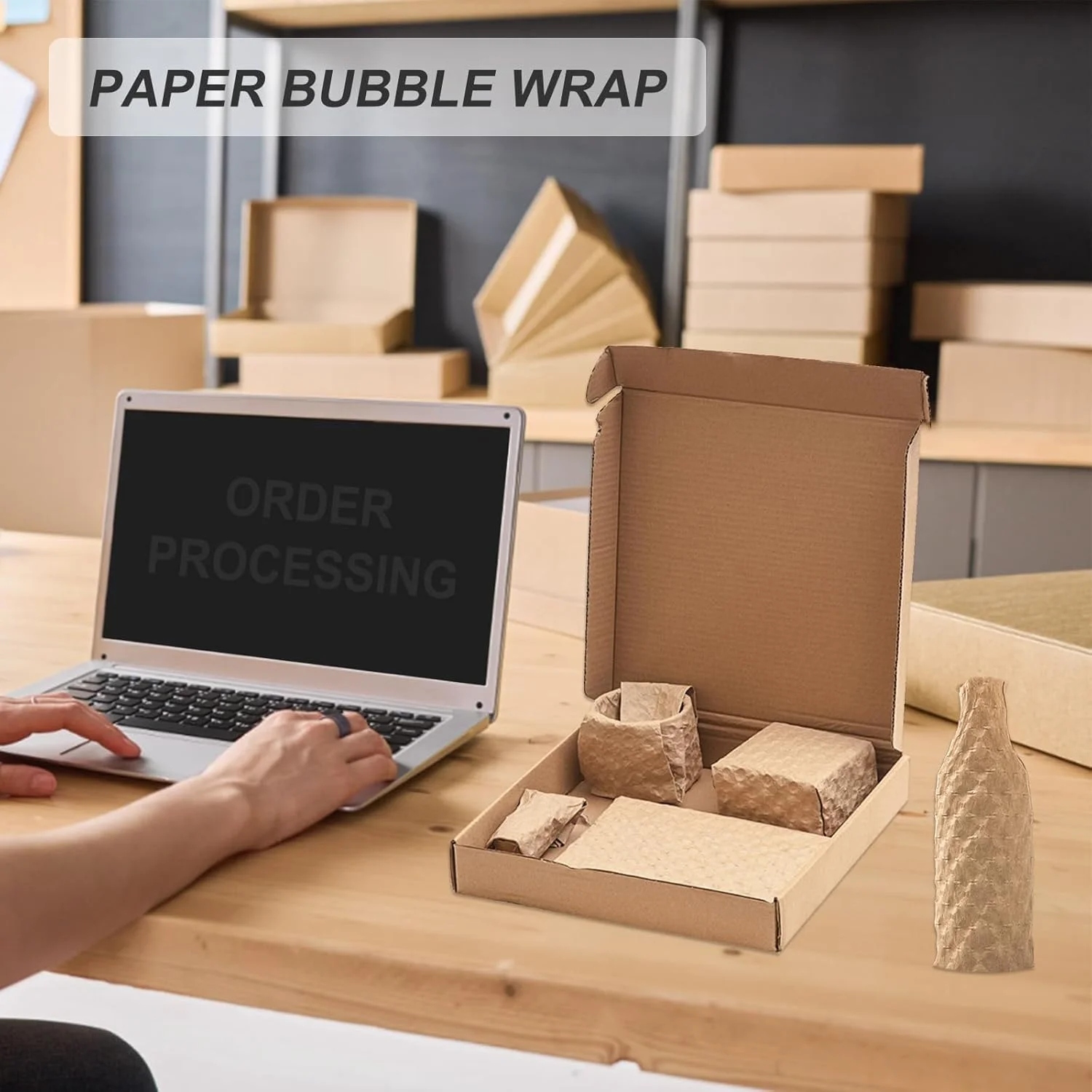 کاغذ حبابدار 50 عددی، کاغذ کرافت حبابدار 29 * 30 سانتی متر، کاغذ بسته بندی برای حمل و نقل، بسته بندی و جابجایی، لوازم حمل و نقل پایدار برای دسته بندی اقلام شکستنی کاغذ حبابدار 50 عددی، کاغذ کرافت حبابدار 29 * 30 سانتی متر، کاغذ بسته بندی برای حمل و نقل، بسته بندی و جابجایی، لوازم حمل و نقل پایدار برای دسته بندی اقلام شکستنی