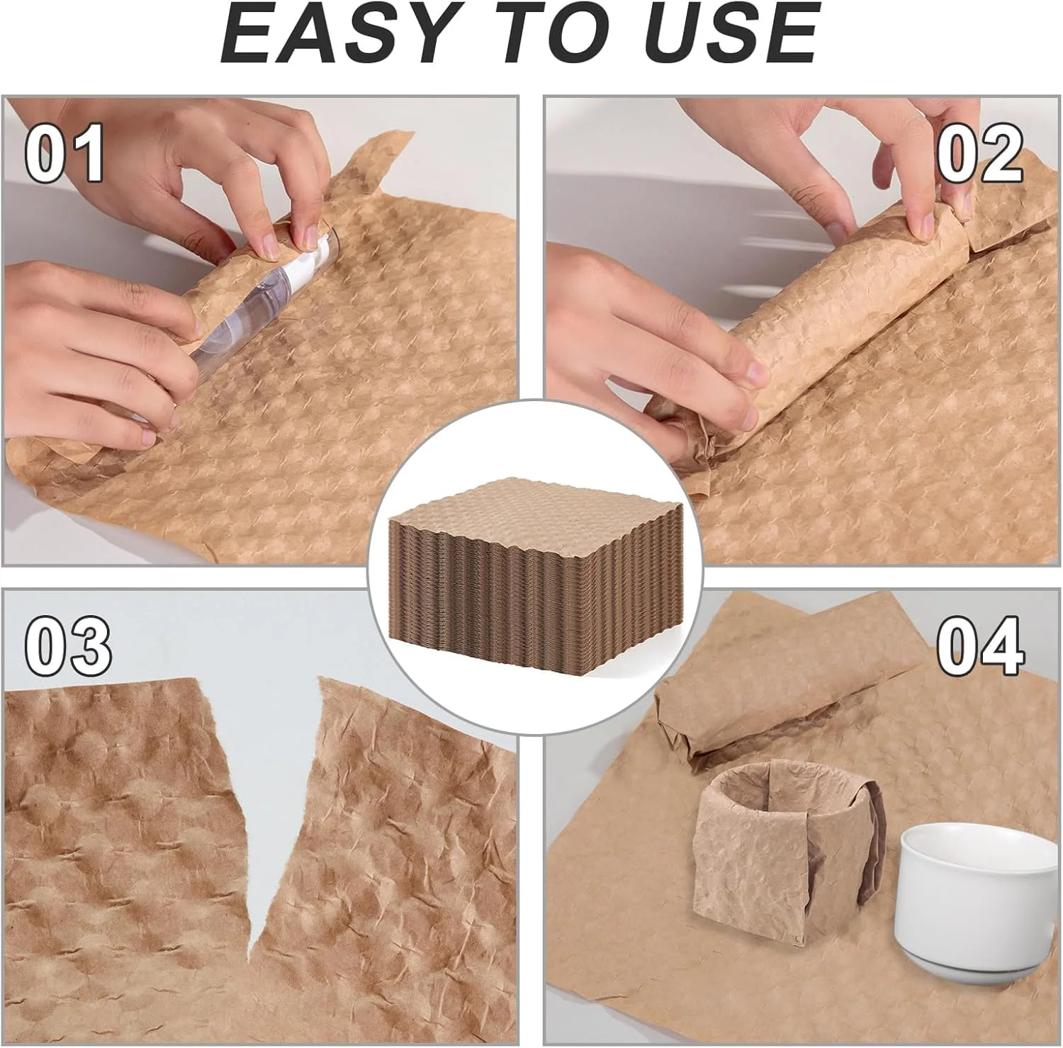 کاغذ حبابدار 50 عددی، کاغذ کرافت حبابدار 29 * 30 سانتی متر، کاغذ بسته بندی برای حمل و نقل، بسته بندی و جابجایی، لوازم حمل و نقل پایدار برای دسته بندی اقلام شکستنی کاغذ حبابدار 50 عددی، کاغذ کرافت حبابدار 29 * 30 سانتی متر، کاغذ بسته بندی برای حمل و نقل، بسته بندی و جابجایی، لوازم حمل و نقل پایدار برای دسته بندی اقلام شکستنی