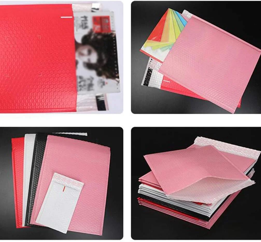 تومای‌بیبی 50 عدد کیسه حباب‌دار خود چسب، کیسه‌های حباب‌دار ضد الکتریسیته ساکن، کیسه بسته‌بندی ضربه‌گیر برای حمل و نقل، نگهداری و جابجایی (صورتی، 15x11 سانتی‌متر)