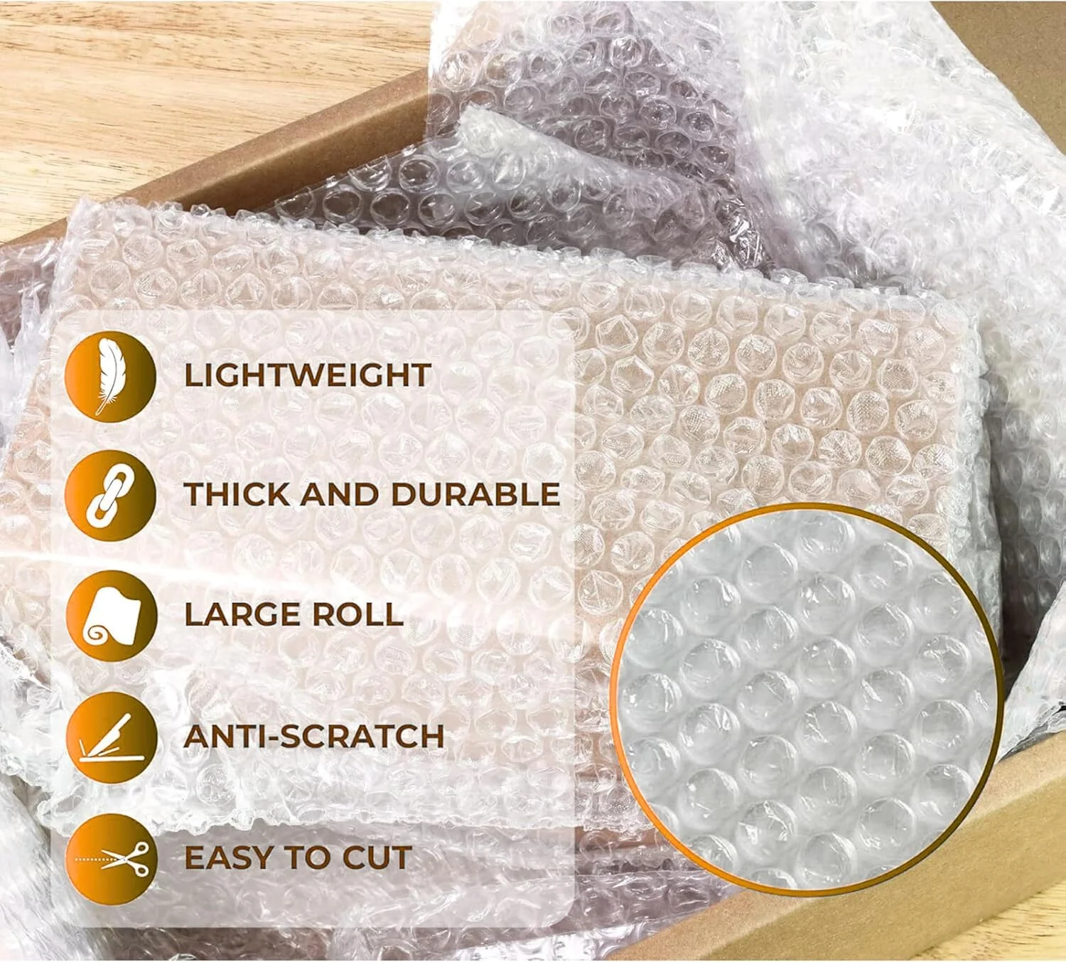 ECVV® بسته بندی حبابدار 2 رول | 30 سانتی متر x 13.5 متر | روکش حباب هوا برای بسته بندی، حمل و نقل، ارسال پستی، بسته بندی و لوازم اسباب کشی ECVV® بسته بندی حبابدار 2 رول | 30 سانتی متر x 13.5 متر | روکش حباب هوا برای بسته بندی، حمل و نقل، ارسال پستی، بسته بندی و لوازم اسباب کشی