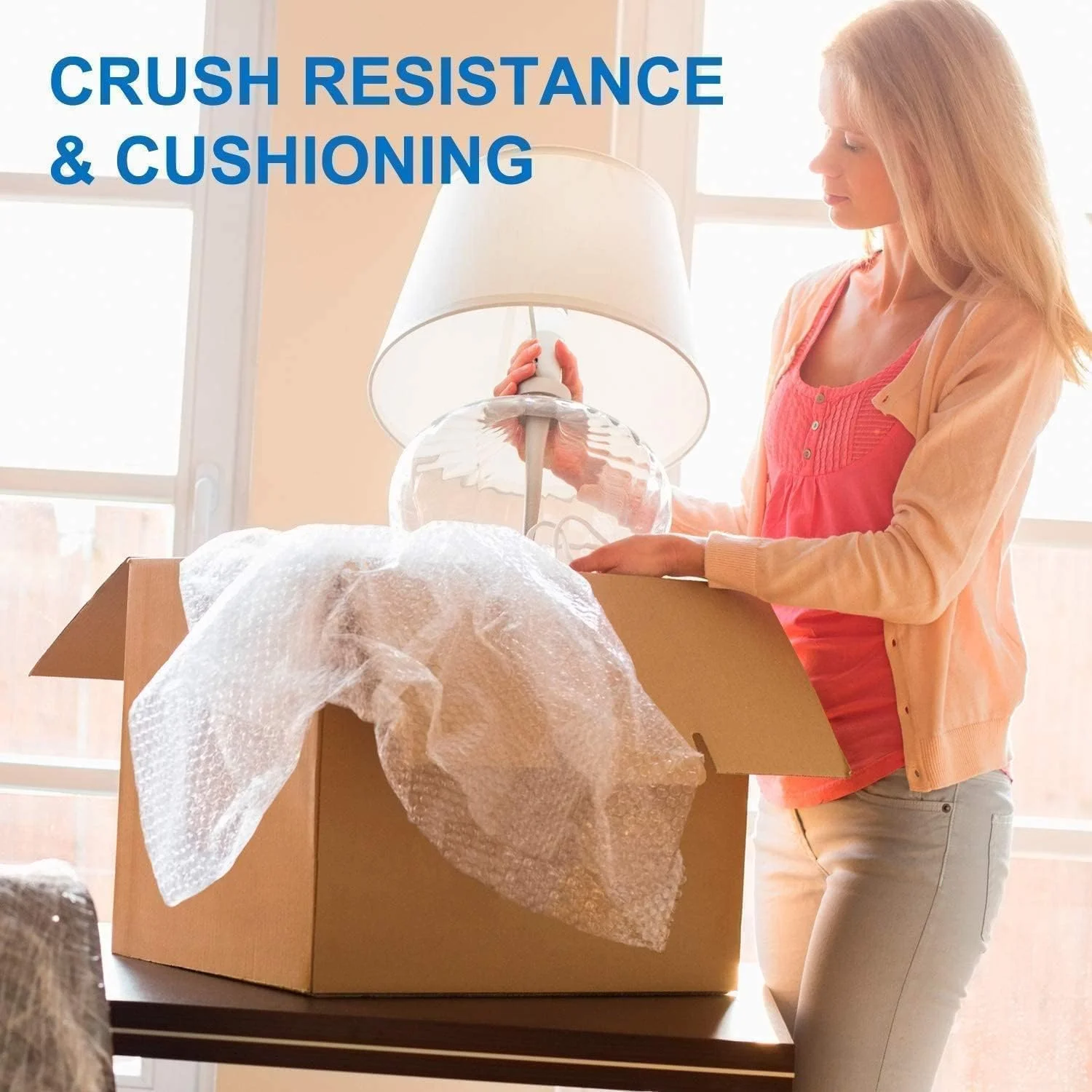 رول پلاستیک حبابدار ECVV | 75 سانتی متر × 13.5 متر | محافظ حباب هوا برای بسته بندی، حمل و نقل، ارسال پستی، بسته بندی و لوازم اسباب کشی رول پلاستیک حبابدار ECVV | 75 سانتی متر × 13.5 متر | محافظ حباب هوا برای بسته بندی، حمل و نقل، ارسال پستی، بسته بندی و لوازم اسباب کشی