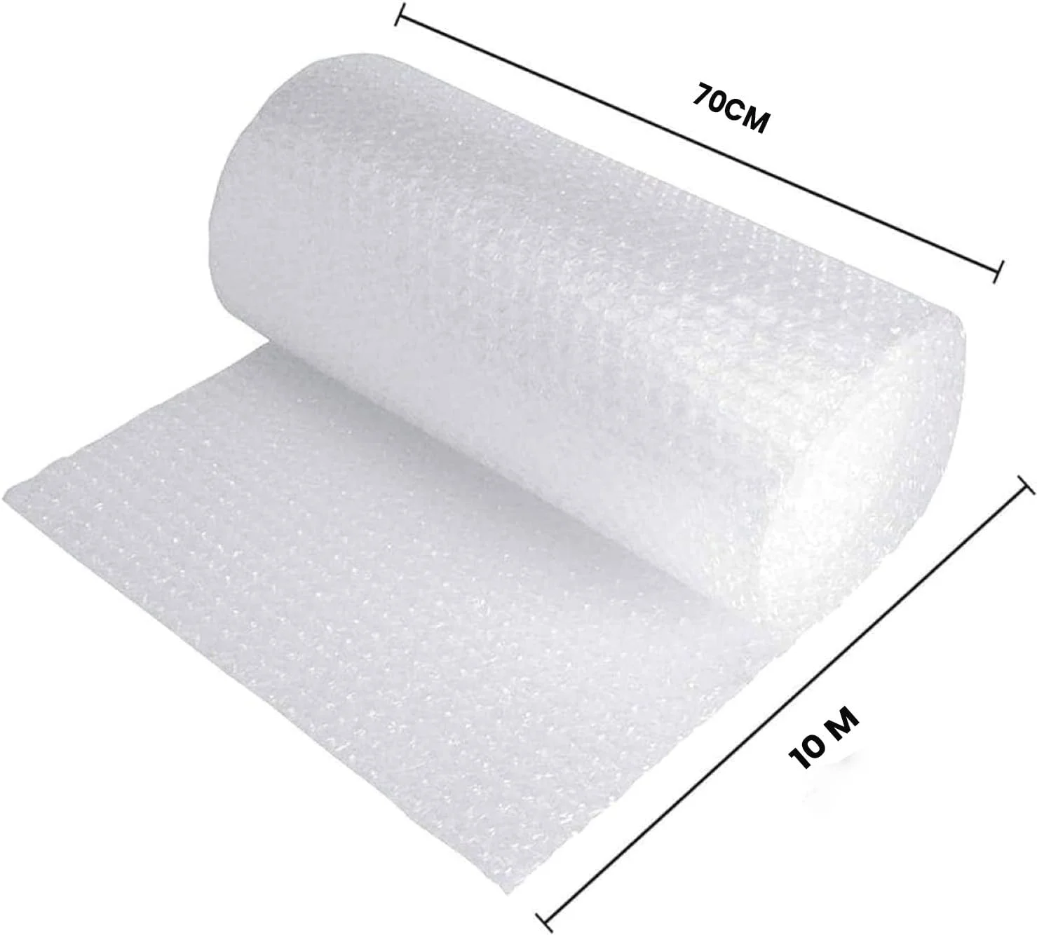 رول محافظ حبابدار Biella™، 70 سانتی متر در 10 متر، روکش حباب هوا برای بسته بندی، حمل و نقل، ارسال پستی، بسته بندی و لوازم اسباب کشی
