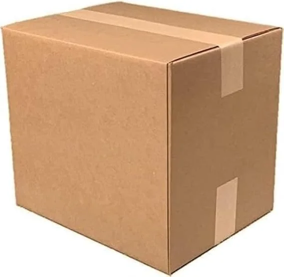 بسته 5 عددی جعبه های مقوایی اسباب کشی Duchic™، ظرفیت 10 کیلوگرم، 45x32x23 سانتی متر، کارتن قهوه ای برای بسته بندی، حمل و نقل و نگهداری به همراه نوار بسته بندی شفاف، نوار چسب شفاف، برای بستن جعبه های پستی، [1 حلقه]