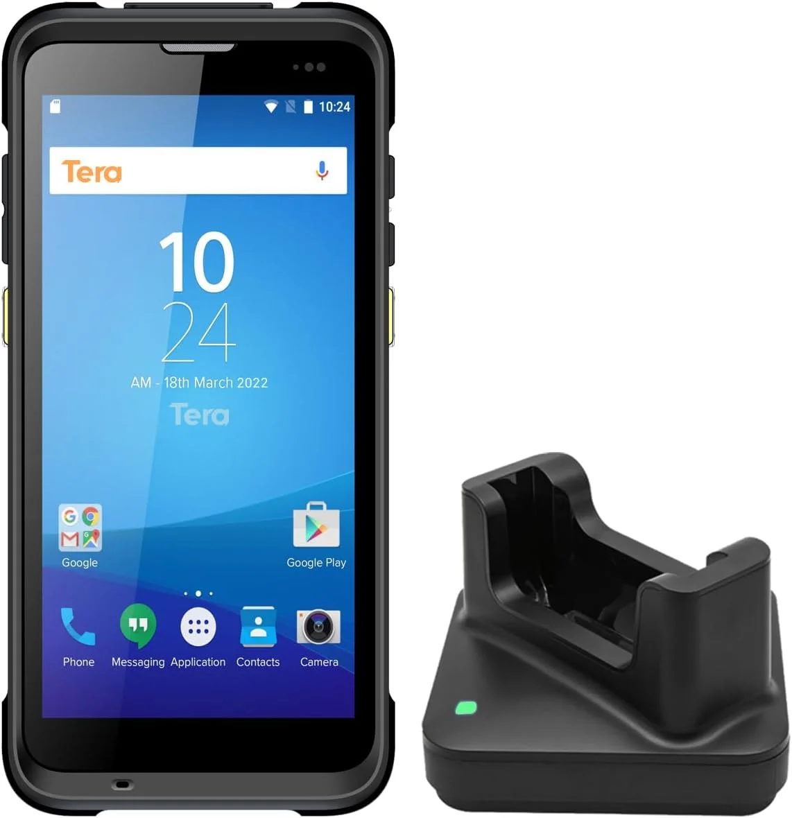 کامپیوتر موبایل بارکد اسکنر اندروید Tera با اسکنر دو بعدی، صفحه نمایش HD 5.5 اینچی، سیستم عامل پیشرفته اندروید 9.0، PDA دستی مقاوم برای تحویل انبار، مدیریت موجودی خرده فروشی، ردیابی دارایی