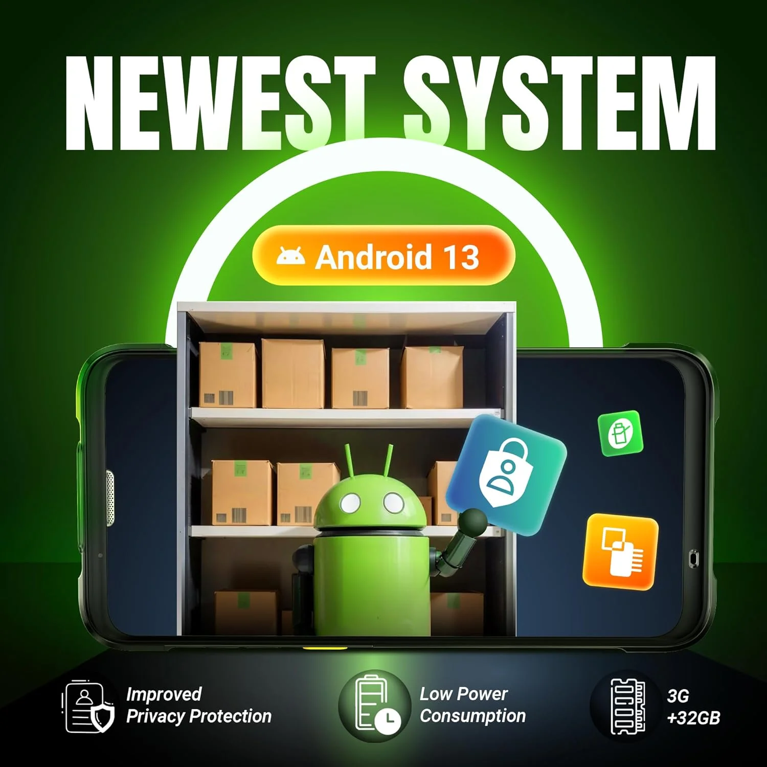 بارکد خوان ارتقا یافته Tera با اندروید 13: پردازنده Qualcomm به همراه پایه شارژ، PDA مقاوم و قابل حمل، QR 2D با اسکنر Zebra SE4710، صفحه نمایش 5.5 اینچی HD، NFC، 4G، Wi-Fi، GPS، BT برای مدیریت WMS مدل P166 PRO بارکد خوان ارتقا یافته Tera با اندروید 13: پردازنده Qualcomm به همراه پایه شارژ، PDA مقاوم و قابل حمل، QR 2D با اسکنر Zebra SE4710، صفحه نمایش 5.5 اینچی HD، NFC، 4G، Wi-Fi، GPS، BT برای مدیریت WMS مدل P166 PRO