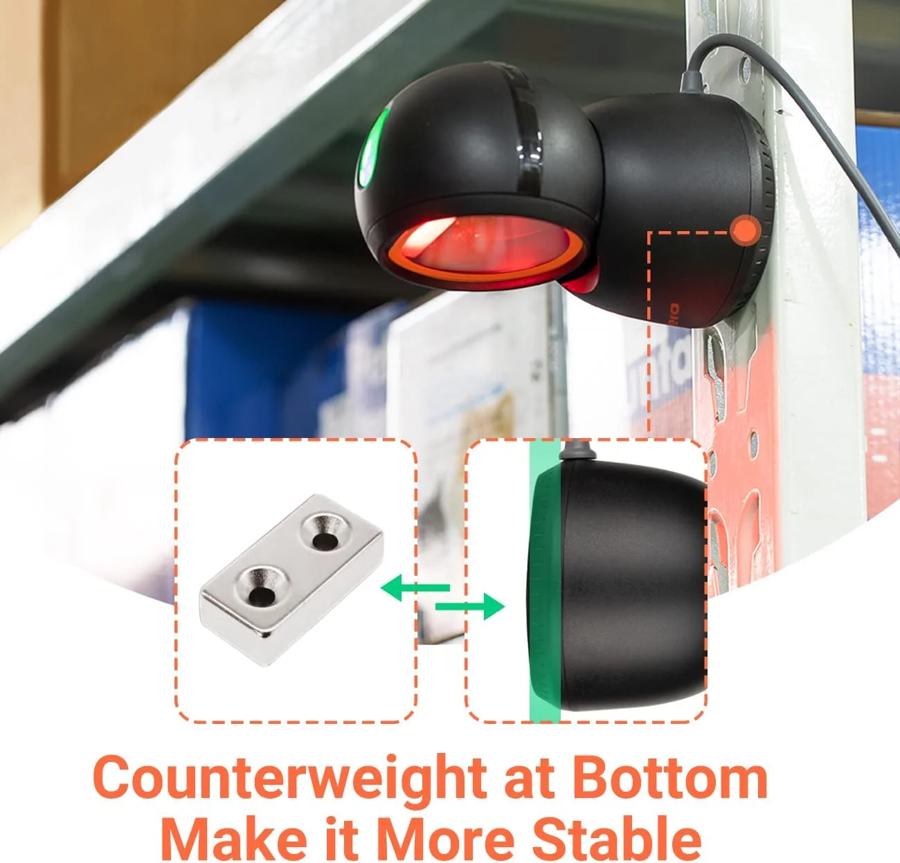 اسکنر بارکد رومیزی دو بعدی QR Tera با قابلیت اتصال مغناطیسی (قابل اتصال و پایدار) پلتفرم بارکد خوان سیمی USB بدون نیاز به دست برای سیستم POS، سوپرمارکت، فروشگاه خرده فروشی، انبار، پرداخت صفحه نمایش مدل 9300 اسکنر بارکد رومیزی دو بعدی QR Tera با قابلیت اتصال مغناطیسی (قابل اتصال و پایدار) پلتفرم بارکد خوان سیمی USB بدون نیاز به دست برای سیستم POS، سوپرمارکت، فروشگاه خرده فروشی، انبار، پرداخت صفحه نمایش مدل 9300