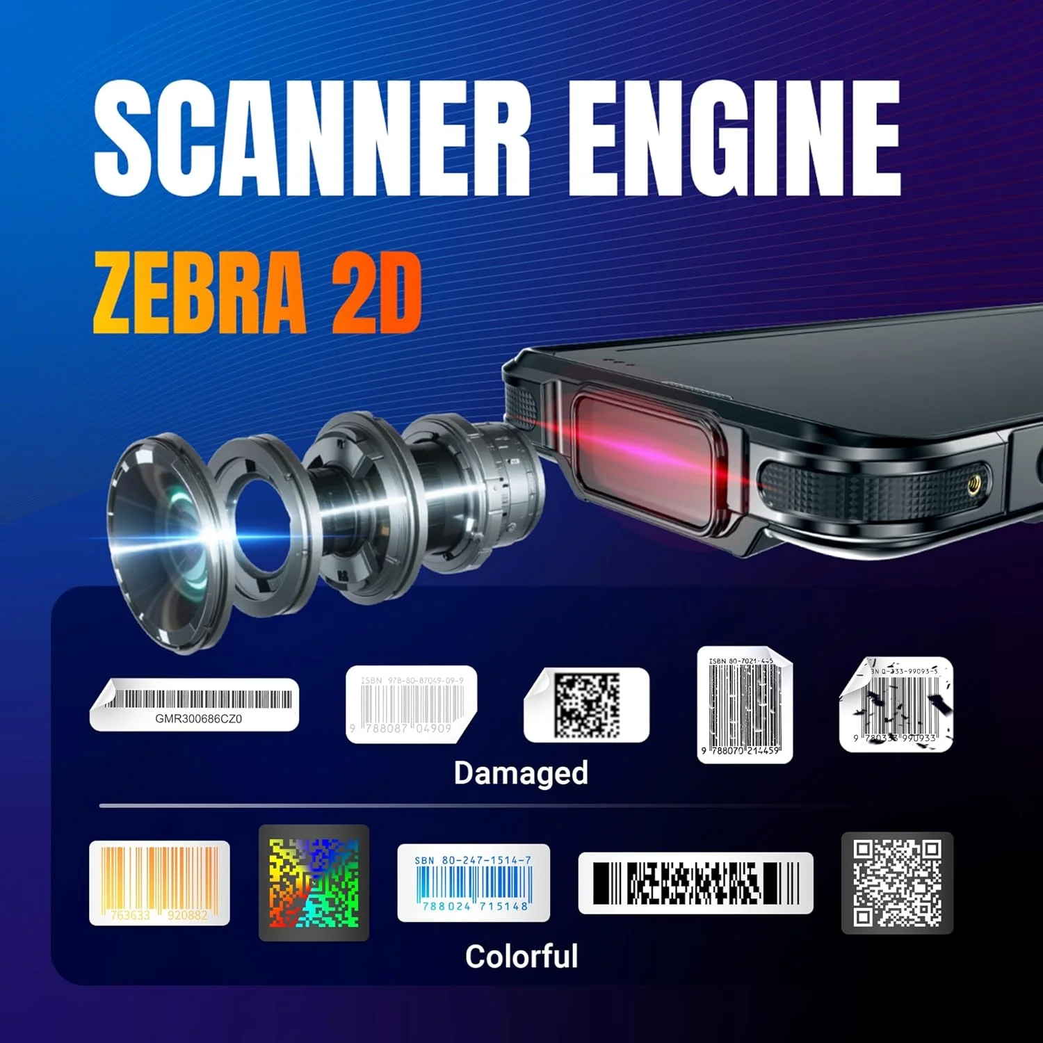 بارکد خوان ارتقا یافته Tera با اندروید 13: پردازنده Qualcomm به همراه پایه شارژ، PDA مقاوم و قابل حمل، QR 2D با اسکنر Zebra SE4710، صفحه نمایش 5.5 اینچی HD، NFC، 4G، Wi-Fi، GPS، BT برای مدیریت WMS مدل P166 PRO بارکد خوان ارتقا یافته Tera با اندروید 13: پردازنده Qualcomm به همراه پایه شارژ، PDA مقاوم و قابل حمل، QR 2D با اسکنر Zebra SE4710، صفحه نمایش 5.5 اینچی HD، NFC، 4G، Wi-Fi، GPS، BT برای مدیریت WMS مدل P166 PRO