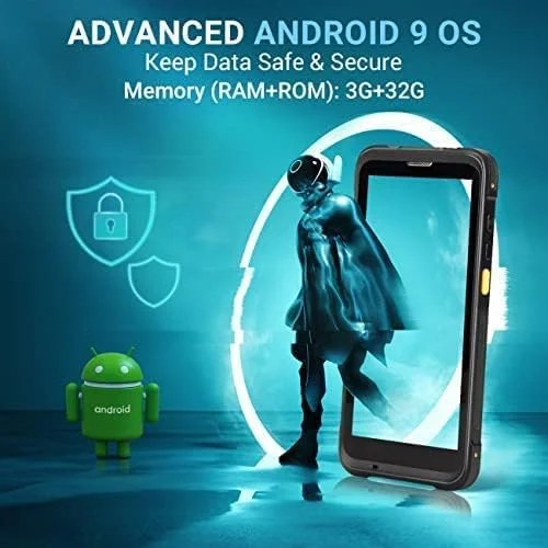 کامپیوتر موبایل بارکد اسکنر اندروید Tera با اسکنر دو بعدی، صفحه نمایش HD 5.5 اینچی، سیستم عامل پیشرفته اندروید 9.0، PDA دستی مقاوم برای تحویل انبار، مدیریت موجودی خرده فروشی، ردیابی دارایی کامپیوتر موبایل بارکد اسکنر اندروید Tera با اسکنر دو بعدی، صفحه نمایش HD 5.5 اینچی، سیستم عامل پیشرفته اندروید 9.0، PDA دستی مقاوم برای تحویل انبار، مدیریت موجودی خرده فروشی، ردیابی دارایی
