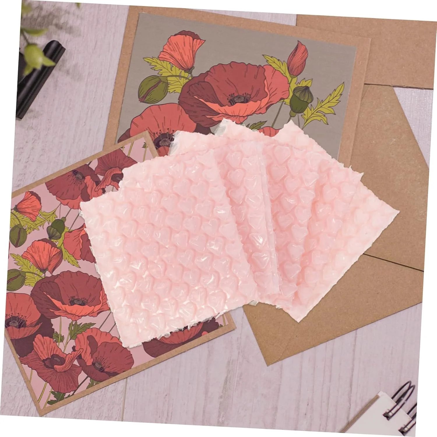 کیسه های حبابدار ضخیم پلاستیکی طرح قلب KASTWAVE، بسته 60 عددی کیسه های حبابدار ضد ضربه برای بسته بندی حبابدار، کیسه های بالشتک حبابدار طرح قلب، پاکت های پستی حبابدار کیسه های حبابدار ضخیم پلاستیکی طرح قلب KASTWAVE، بسته 60 عددی کیسه های حبابدار ضد ضربه برای بسته بندی حبابدار، کیسه های بالشتک حبابدار طرح قلب، پاکت های پستی حبابدار