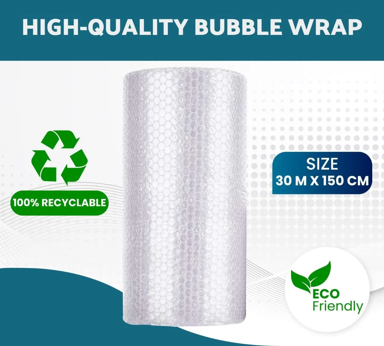 رول بابل رپ Hi-Care، 150 سانتی متر در 30 متر، رول بسته بندی حبابدار، رول بالشتک حباب هوا برای بسته بندی اقلام شکننده، حمل و نقل، ارسال پستی، بسته بندی و جابجایی لوازم، بسته بندی های حبابدار رول بابل رپ Hi-Care، 150 سانتی متر در 30 متر، رول بسته بندی حبابدار، رول بالشتک حباب هوا برای بسته بندی اقلام شکننده، حمل و نقل، ارسال پستی، بسته بندی و جابجایی لوازم، بسته بندی های حبابدار