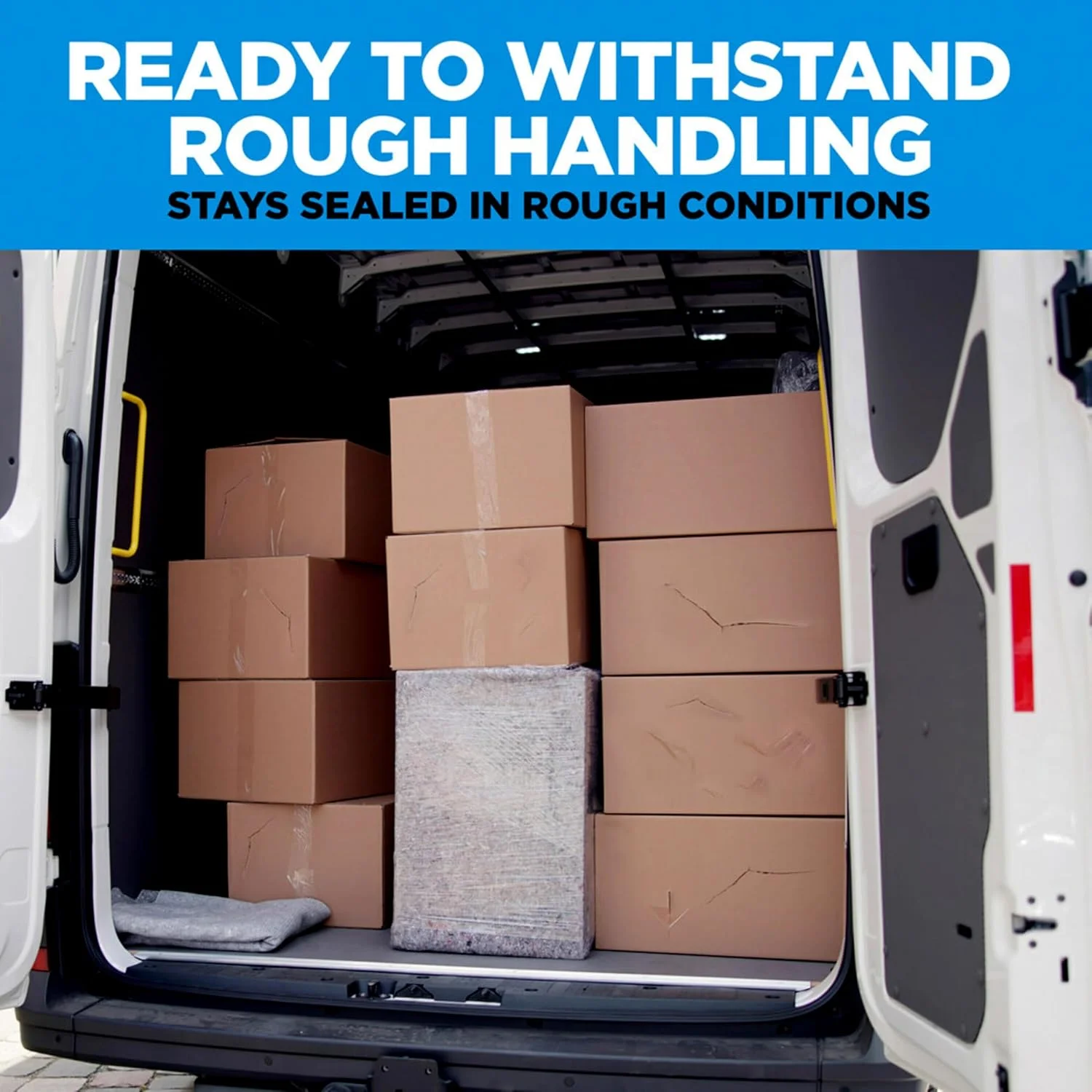 نوار بسته بندی اسکاچ Heavy Duty برای حمل و نقل و اسباب کشی، شفاف، لوازم بسته بندی و اسباب کشی، 48 میلی متر × 25.3 متر، 1 رول نوار با پخش کننده نوار بسته بندی اسکاچ Heavy Duty برای حمل و نقل و اسباب کشی، شفاف، لوازم بسته بندی و اسباب کشی، 48 میلی متر × 25.3 متر، 1 رول نوار با پخش کننده