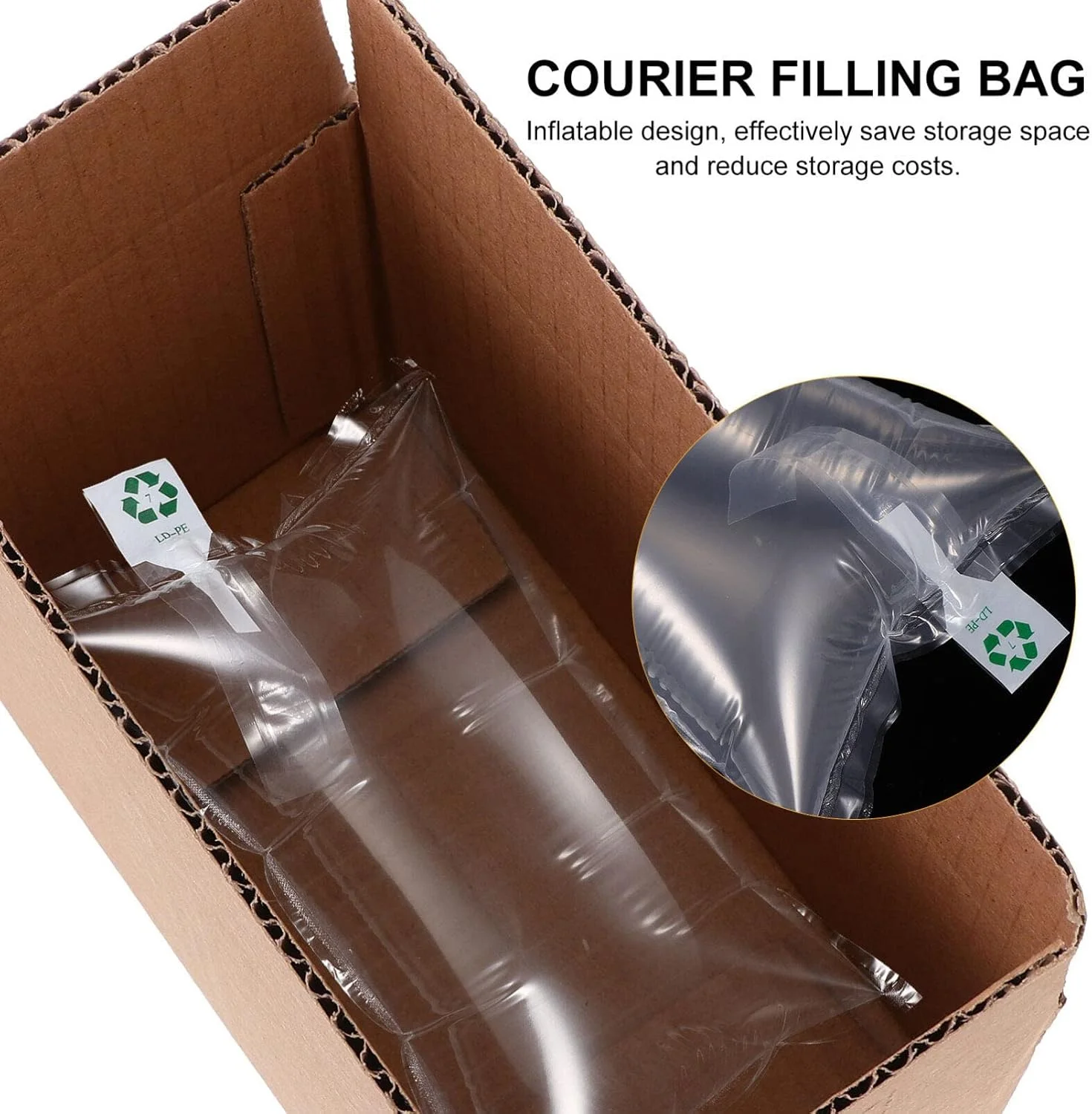 کیسه های بسته بندی شفاف 30 عددی، کیسه حباب هوا، بالشتک های هوا، رول فیلم بالشتک هوا، کیسه های بسته بندی مسدود کننده برای بسته بندی حمل و نقل 20x30 سانتی متر