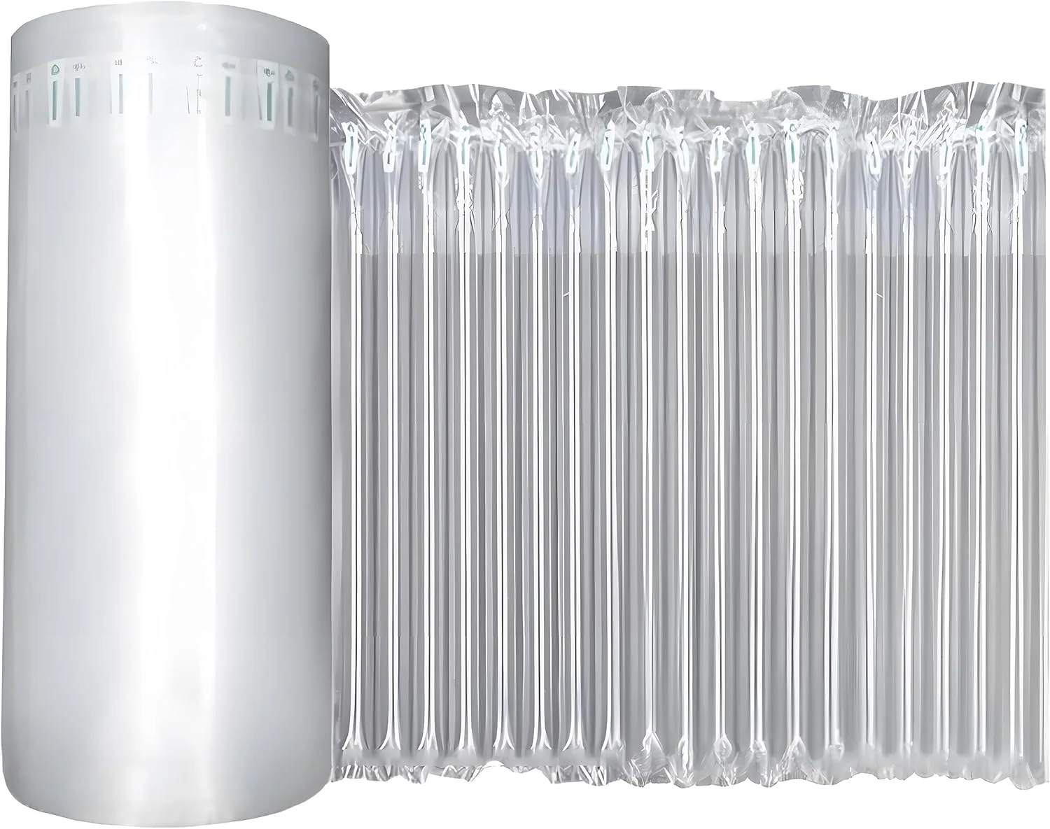 بالشتک های هوا برای حمل و نقل، کیسه های بسته بندی هوای شفاف، حباب های بسته بندی پلاستیکی، کیسه بادی، مواد بسته بندی بالشتک هوا، پرکننده بافر، بالشتک پرکننده فضای خالی برای جابجایی (15.6 اینچ در 164 فوت/رول)